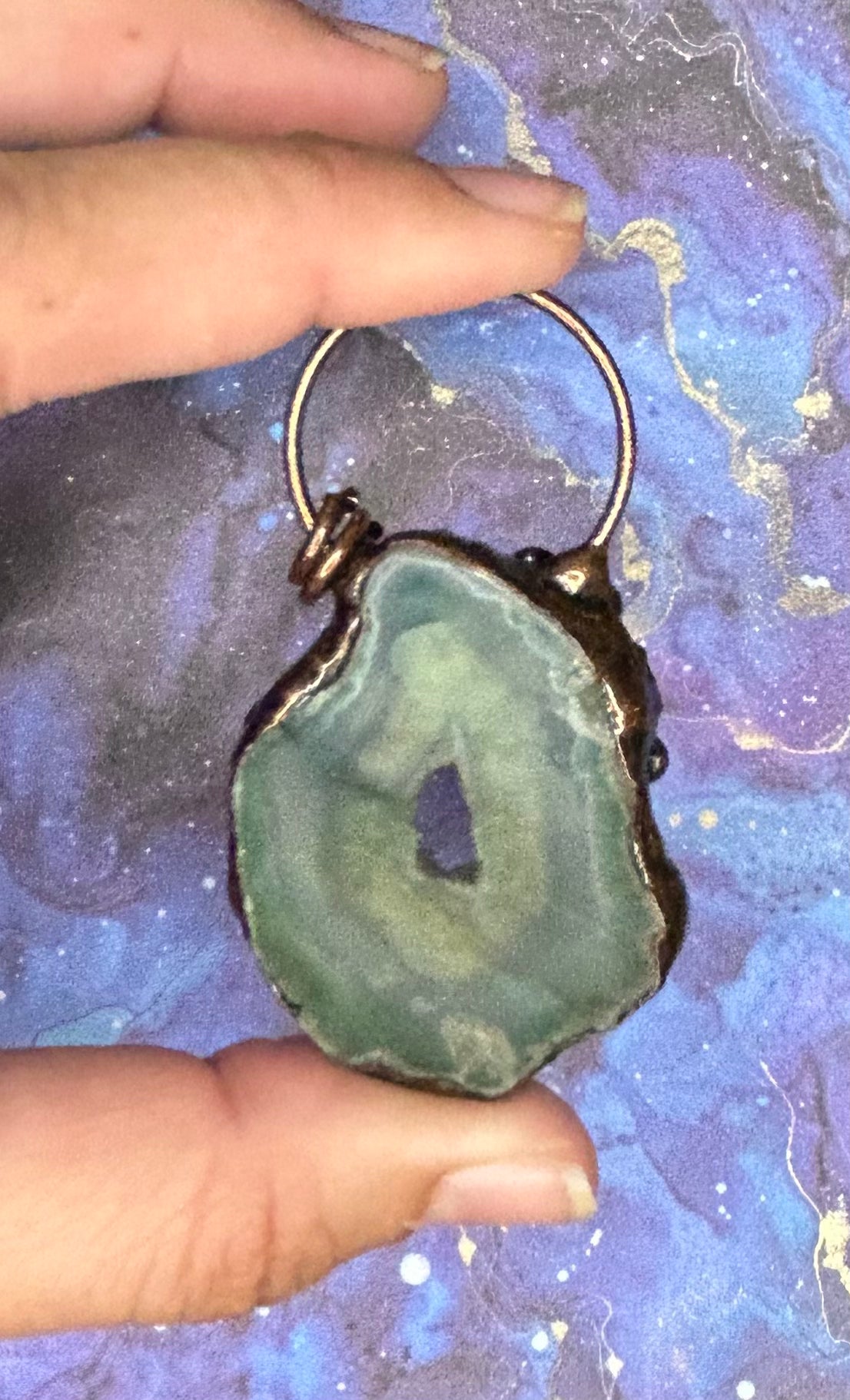 Agate Slice Pendant AS01