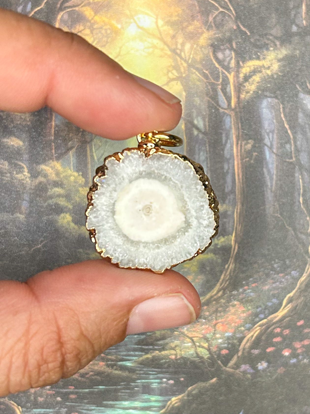 Agate Geode Pendant AG29