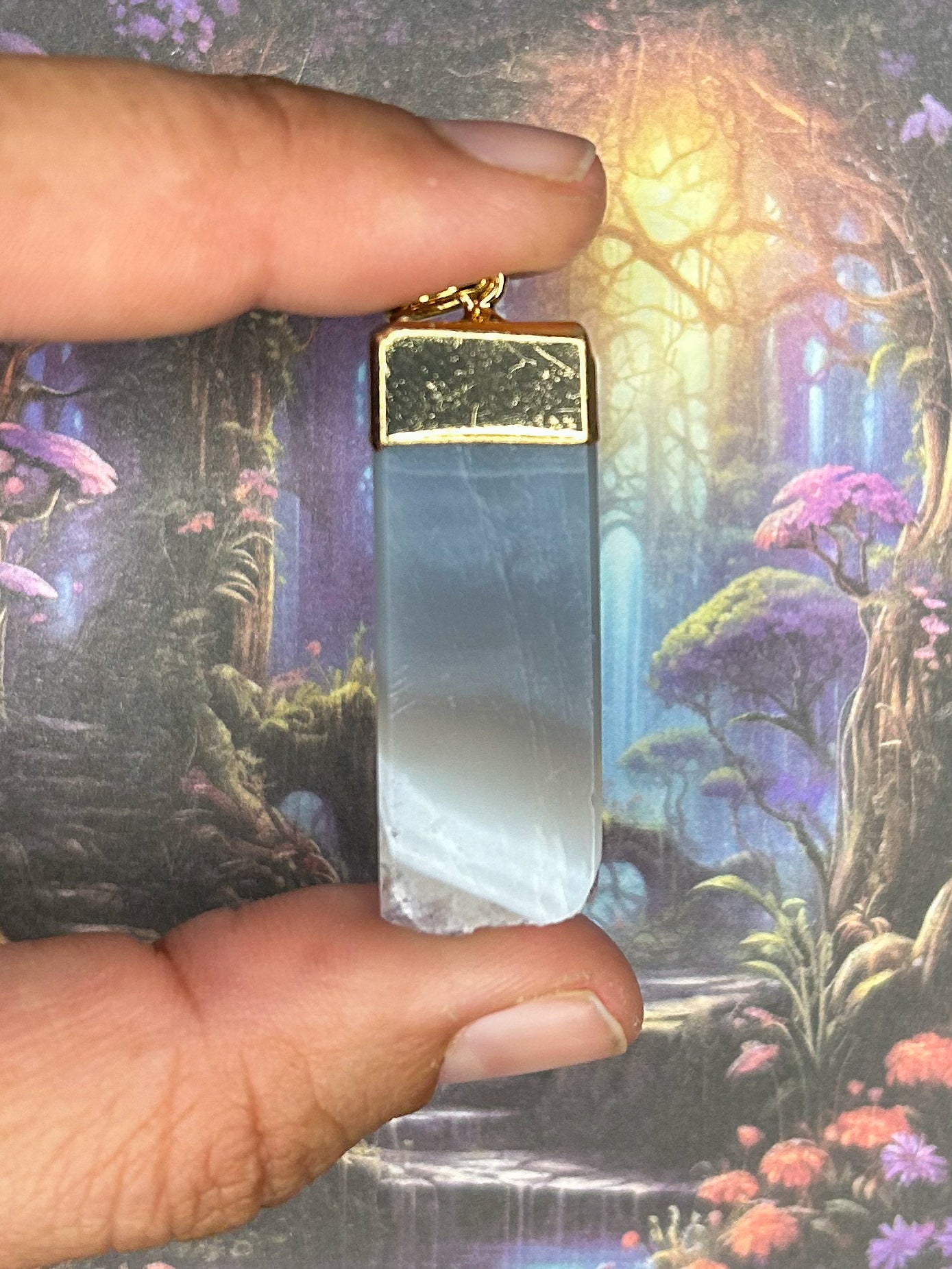 Agate Geode Pendant AG17