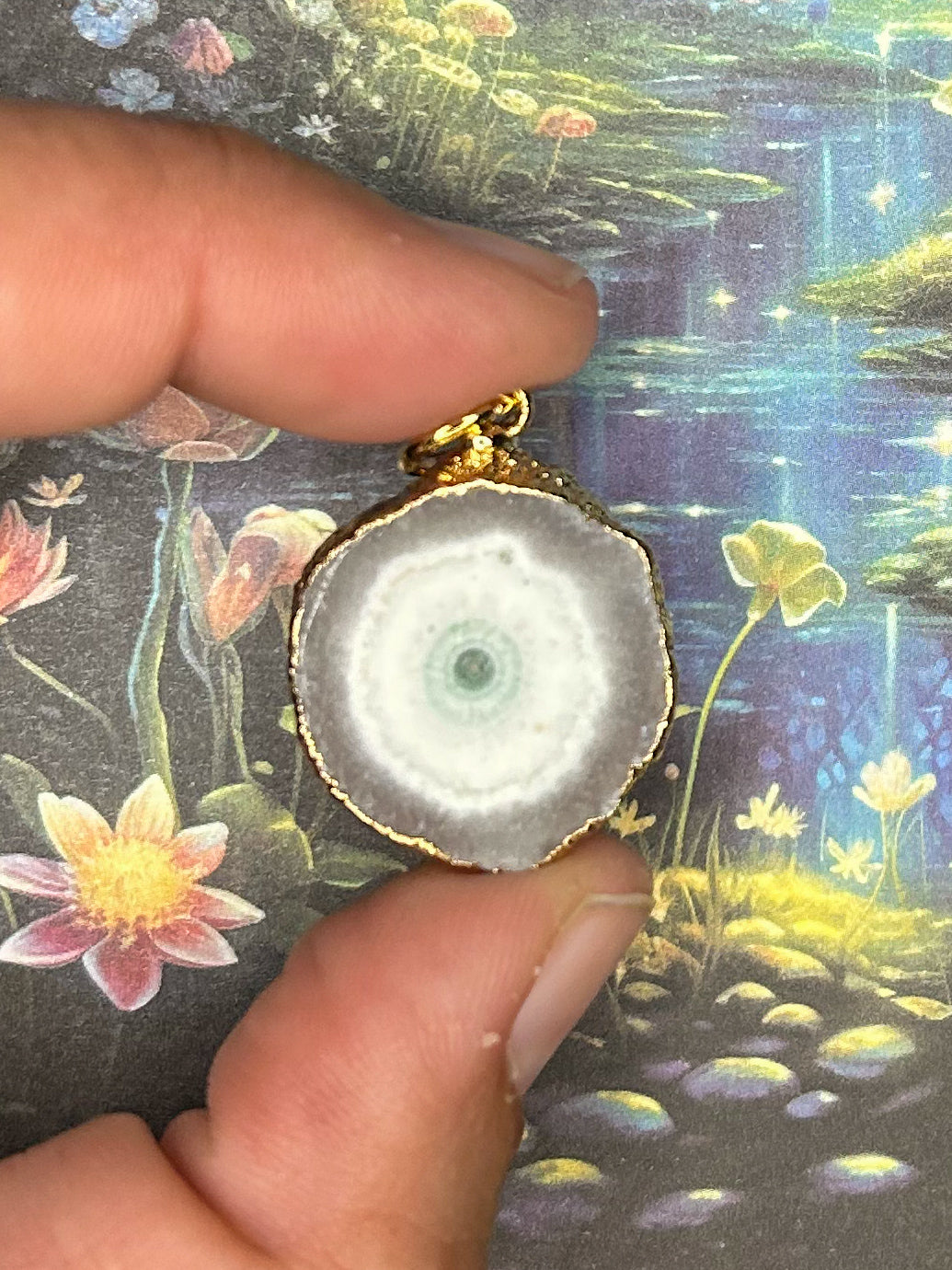 Agate Geode Pendant AG30
