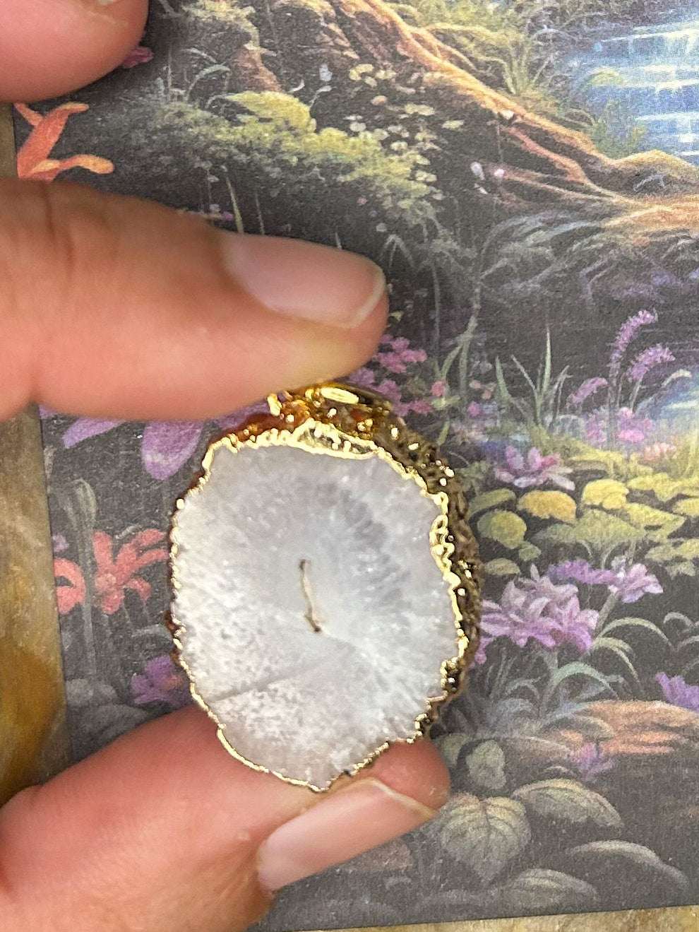 Agate Geode Pendant AG26