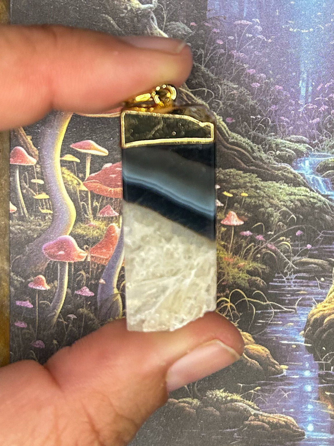 Agate Geode Pendant AG20