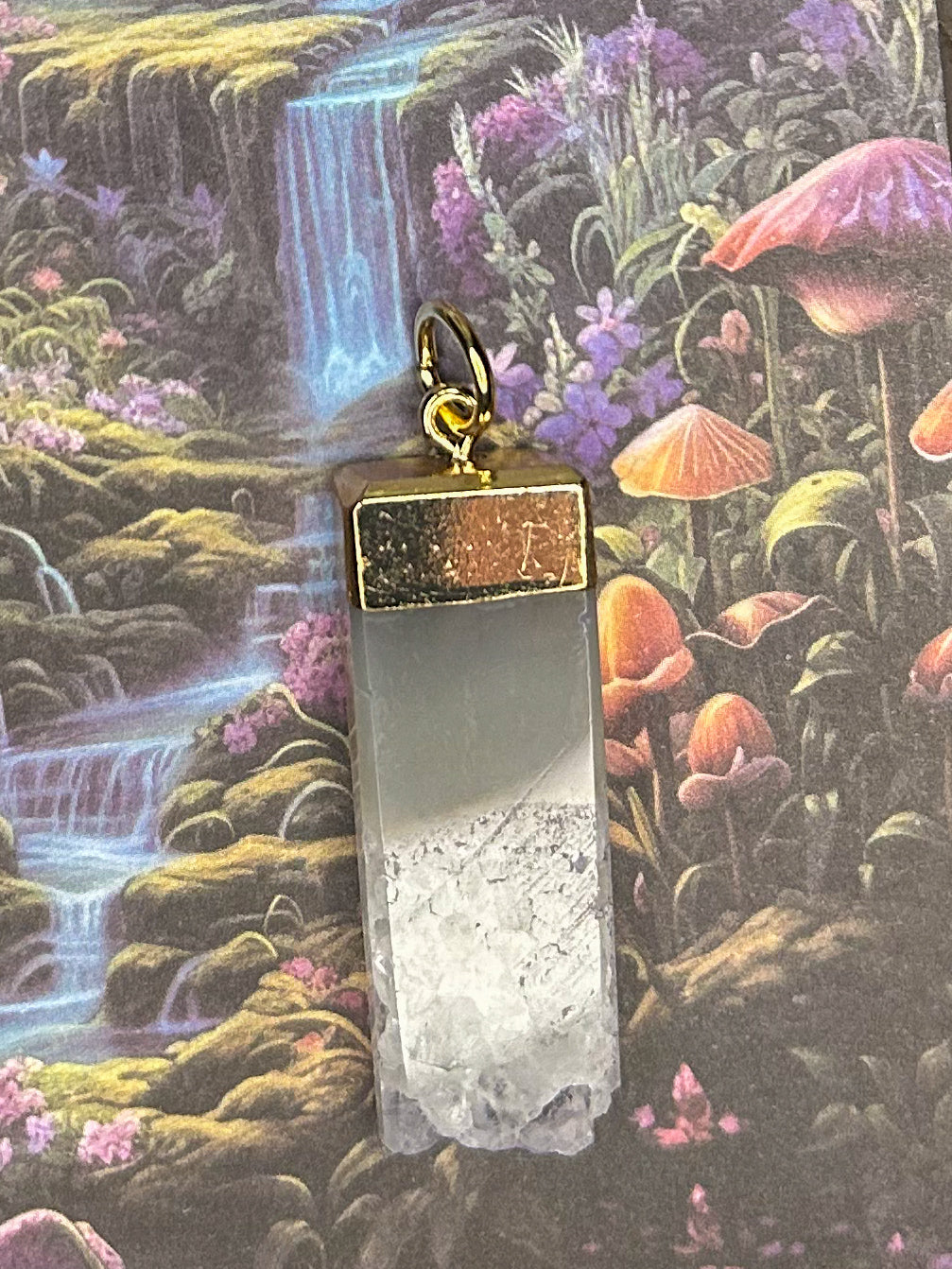 Agate Geode Pendant AG16