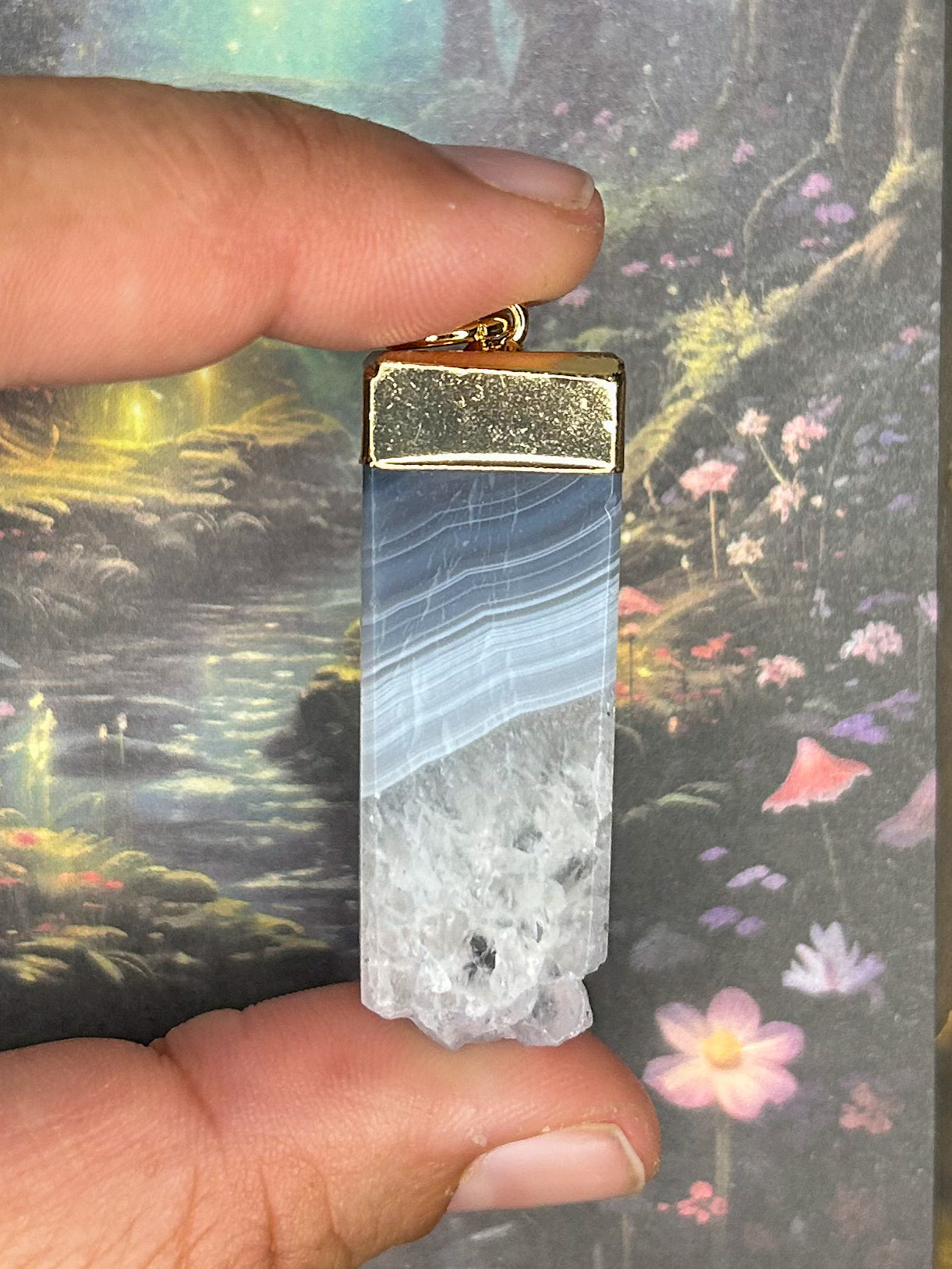 Agate Geode Pendant AG22