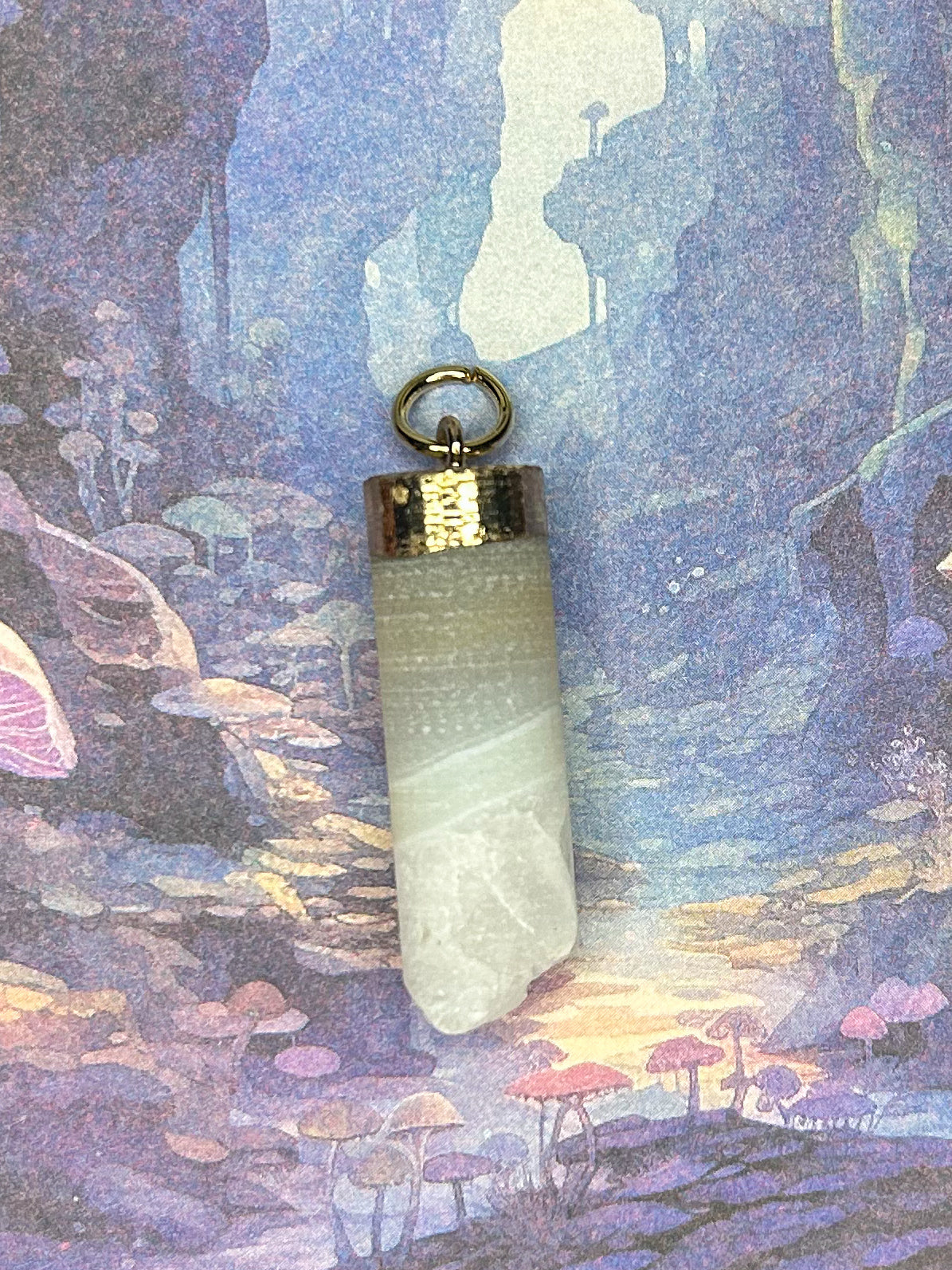 Agate Druzy Pendant DZ53