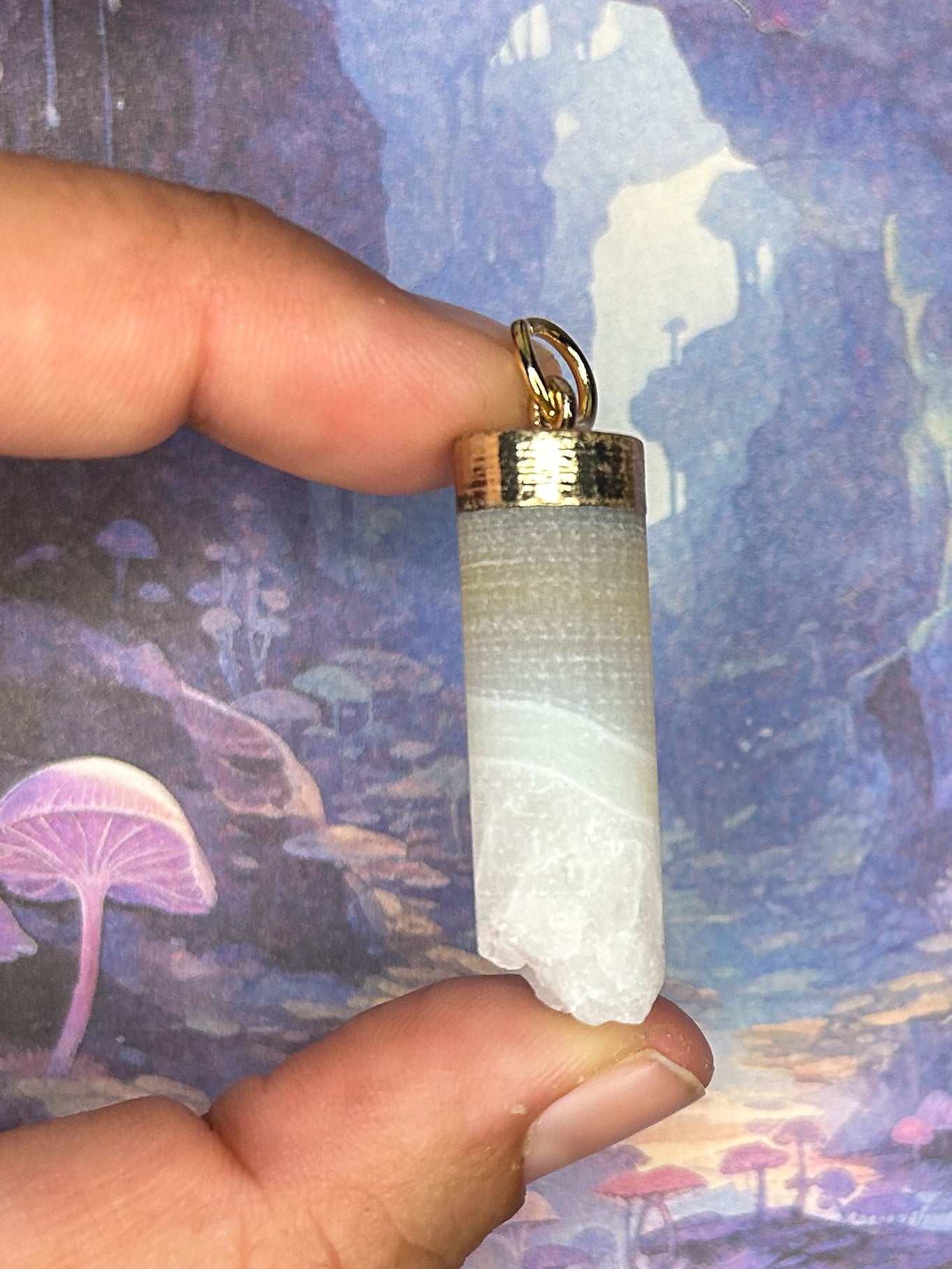 Agate Druzy Pendant DZ53