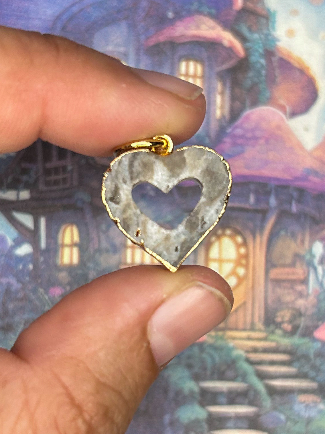 Agate Druzy Pendant DZ31