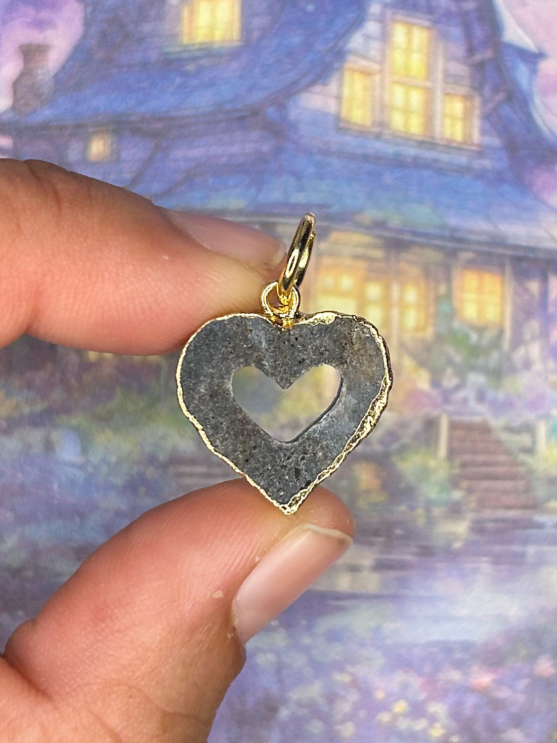 Agate Druzy Pendant DZ34