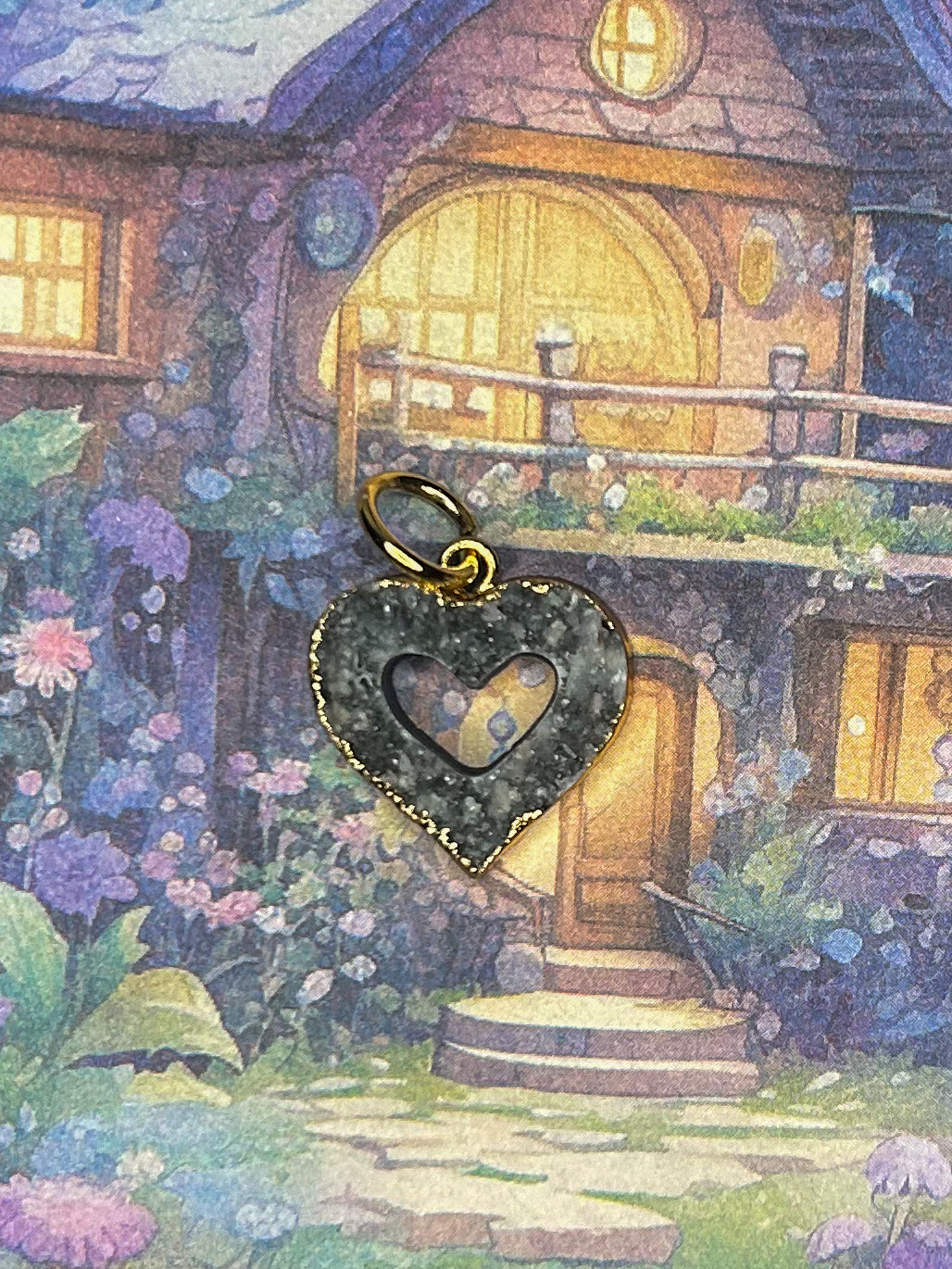 Agate Druzy Pendant DZ32