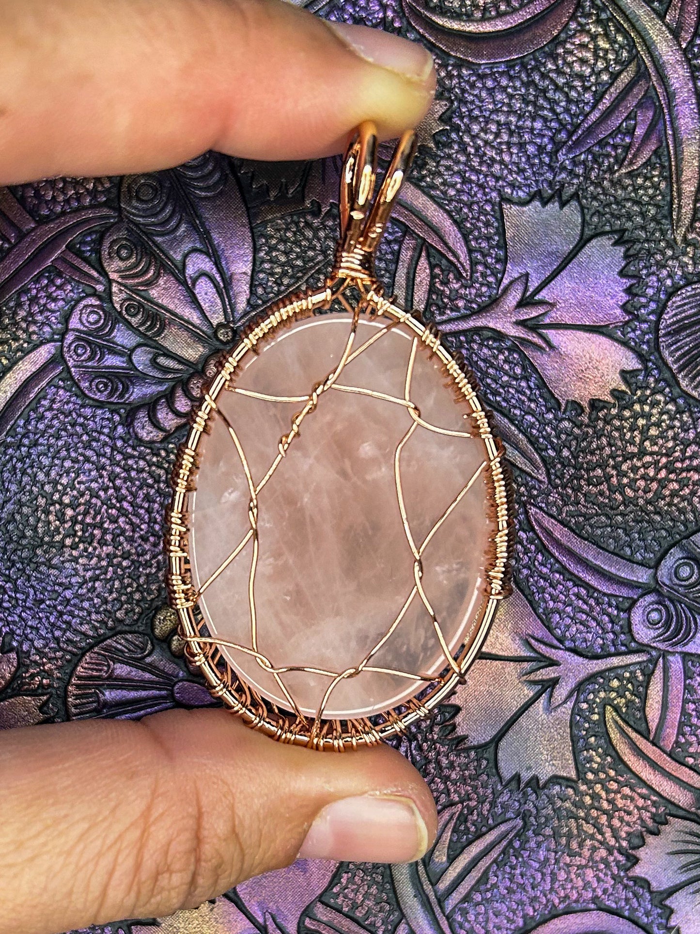 Rose Quartz Pendant RQ28