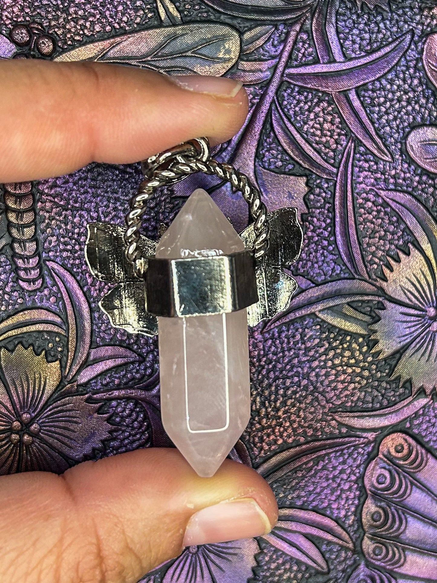 Rose Quartz Pendant RQ34