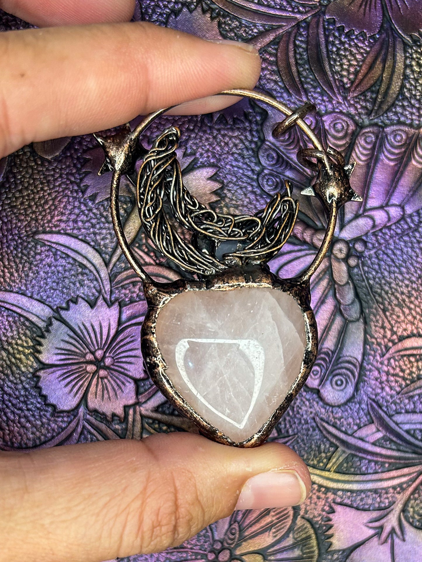 Rose Quartz Pendant RQ09