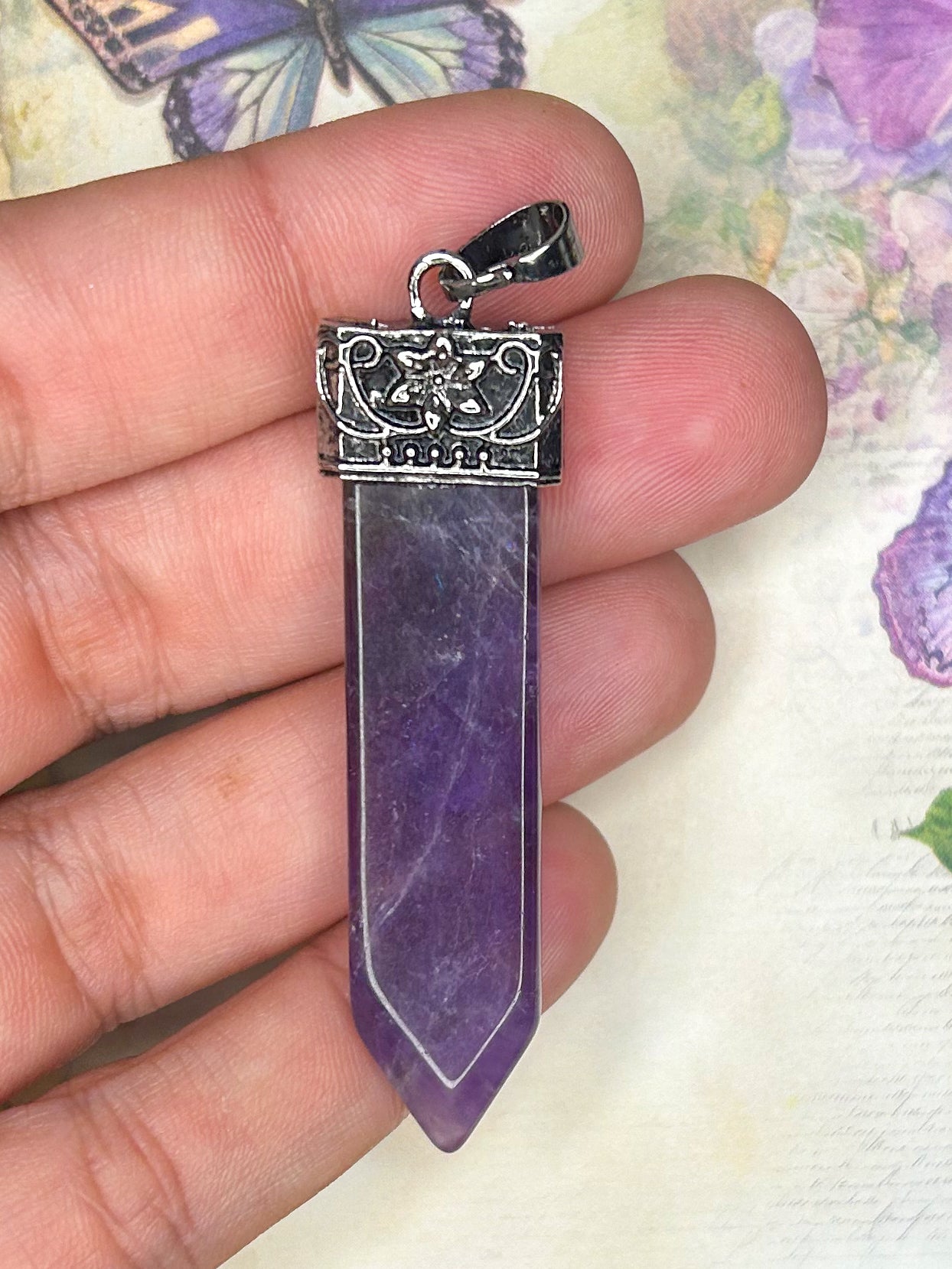 Amethyst Pendant AM184