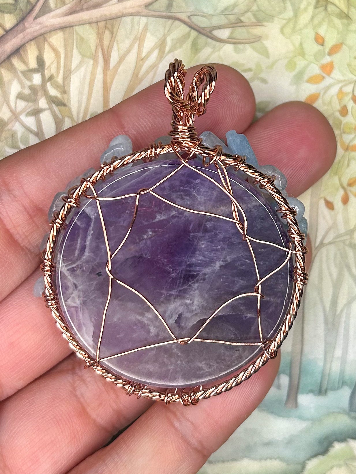 Amethyst Pendant AM58
