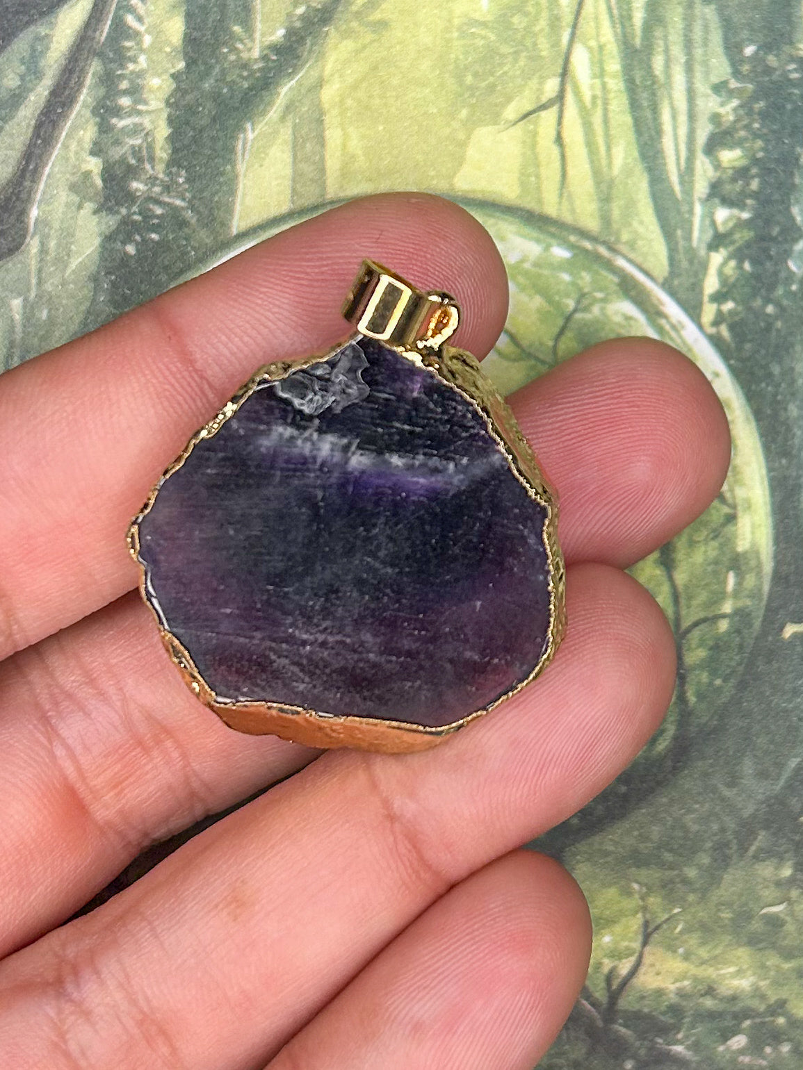 Amethyst Pendant AM198