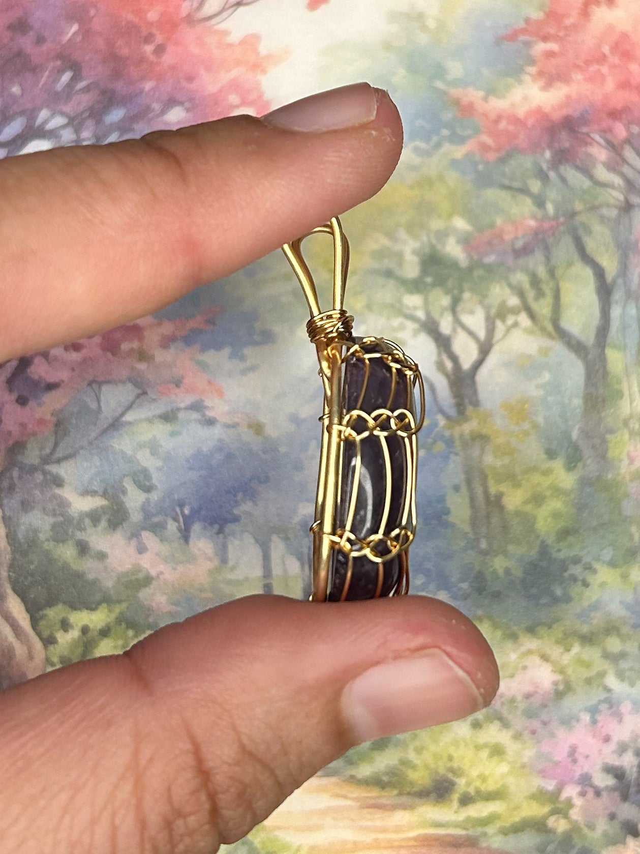 Amethyst Pendant 1AM15