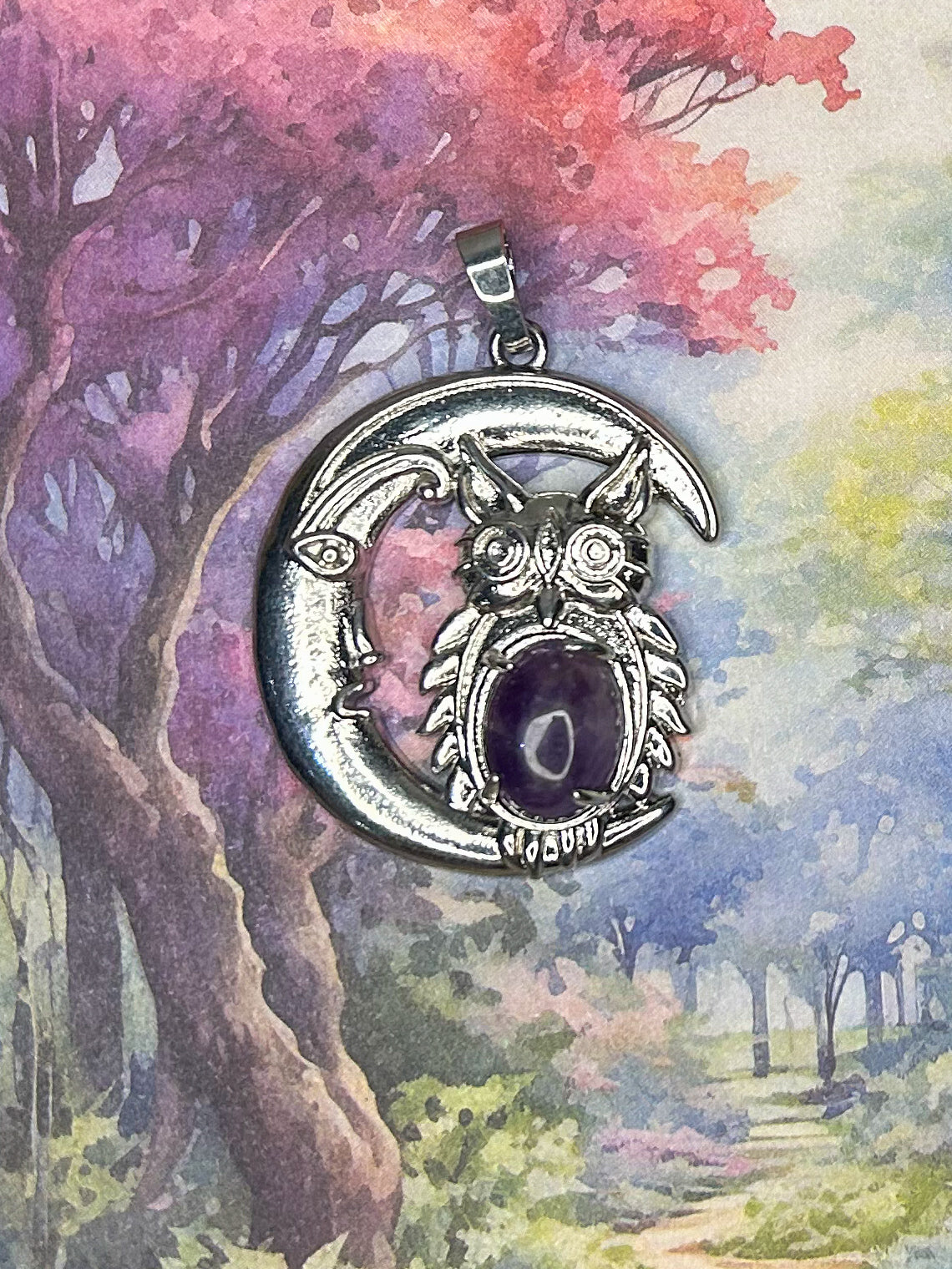 Amethyst Pendant 1AM09