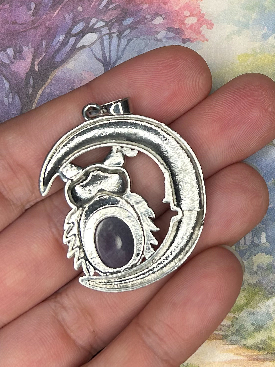 Amethyst Pendant 1AM09