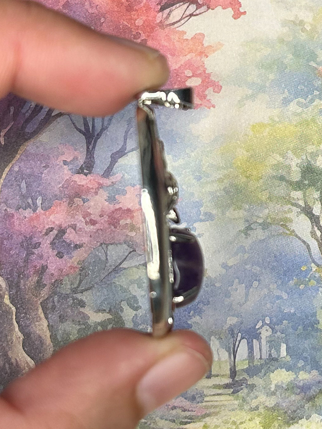 Amethyst Pendant 1AM09