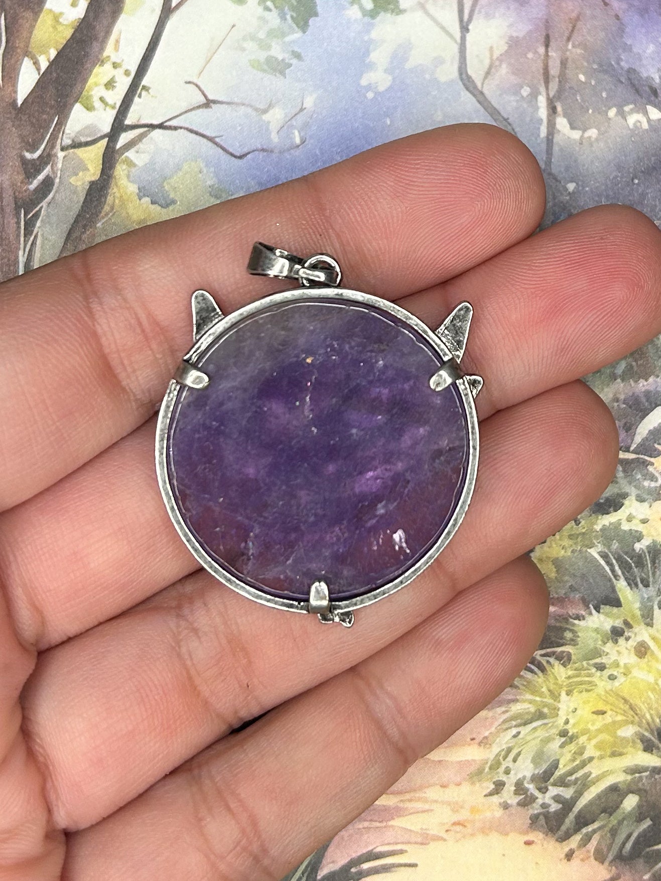 Amethyst Pendant 1AM07