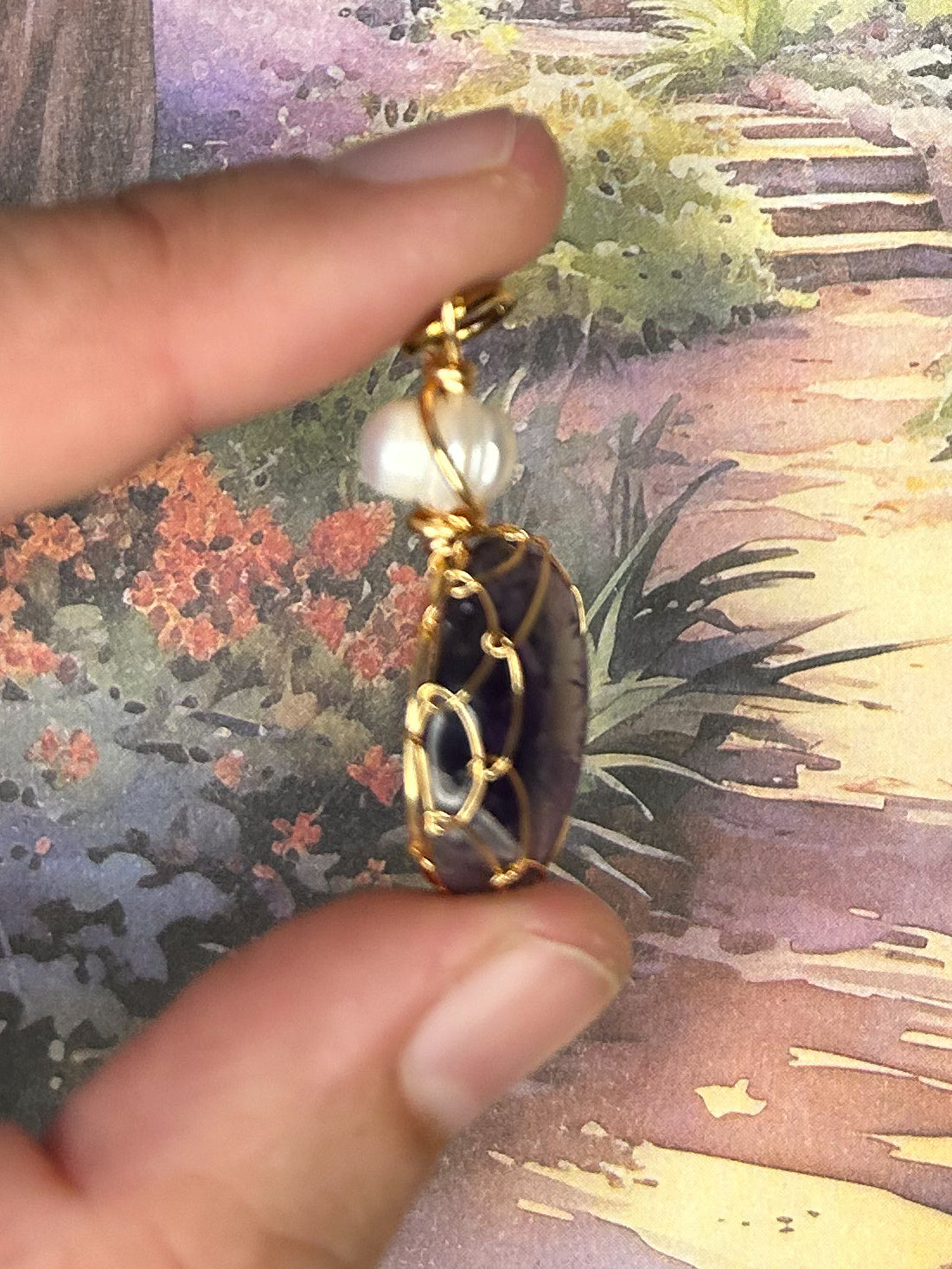 Amethyst Pendant 1AM08