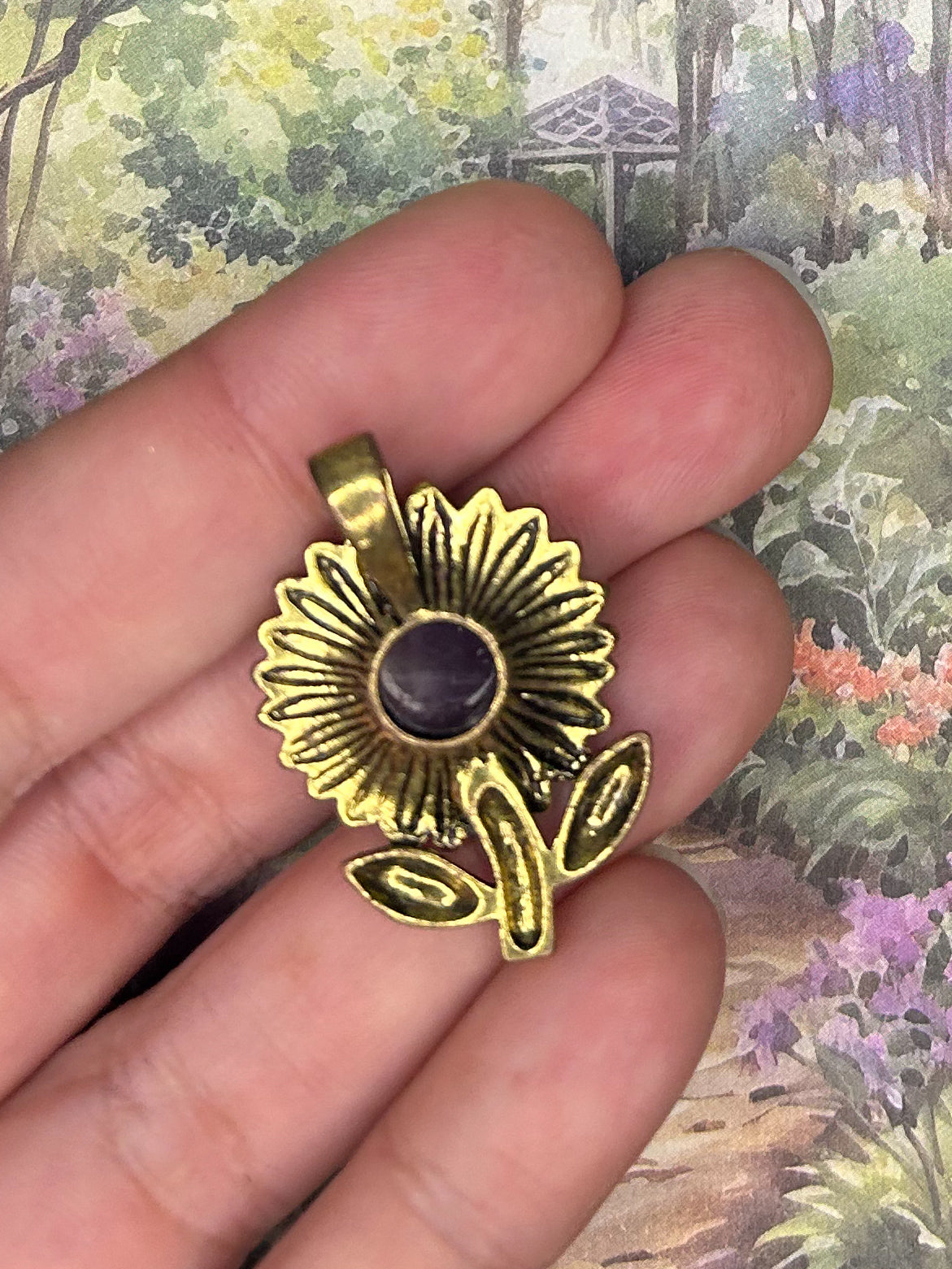Amethyst Pendant 1AM14