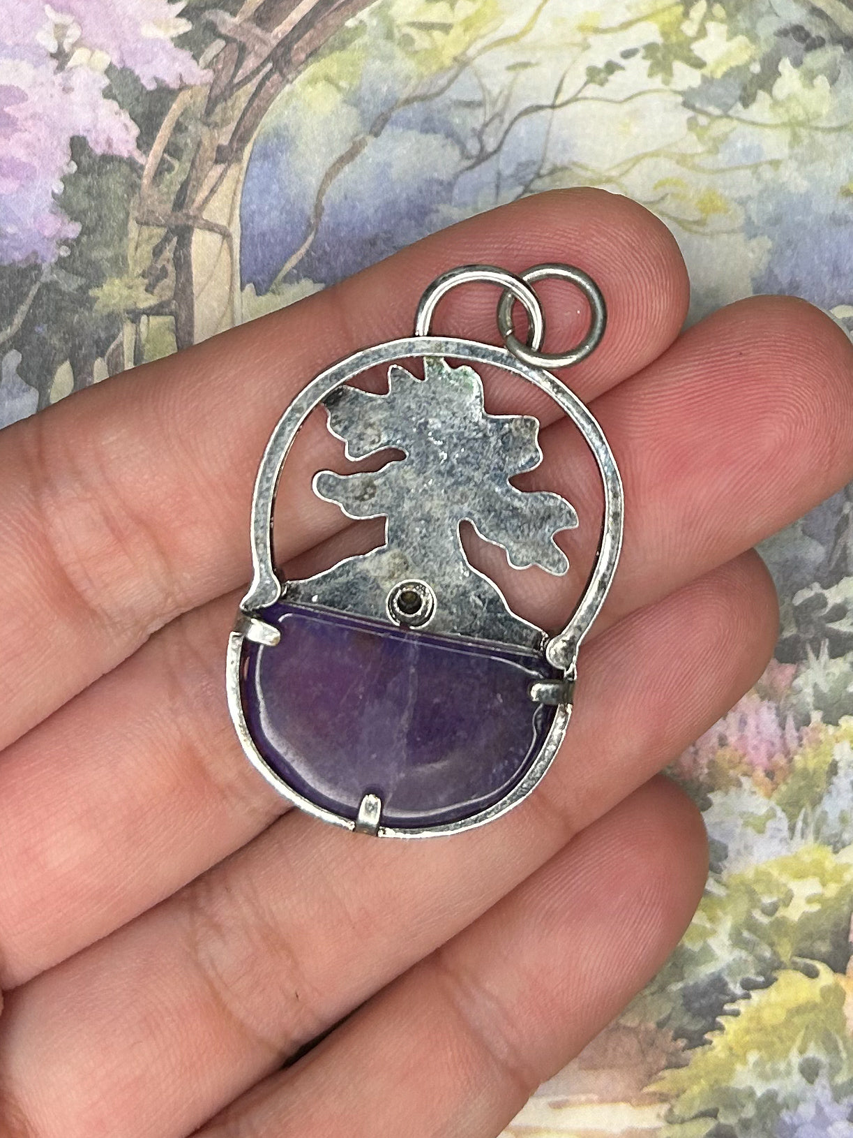 Amethyst Pendant 1AM02