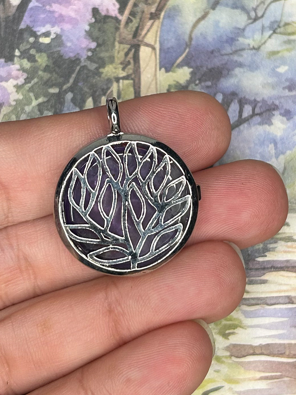 Amethyst Pendant 1AM03