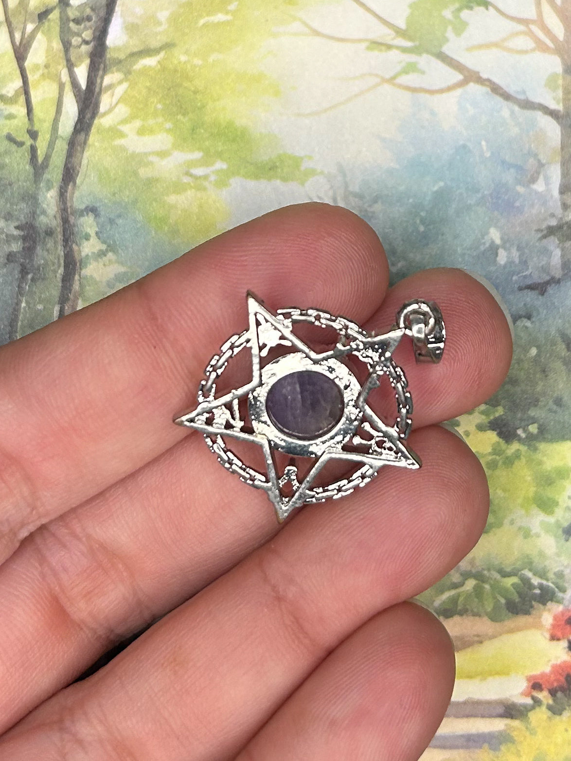 Amethyst Pendant 1AM17