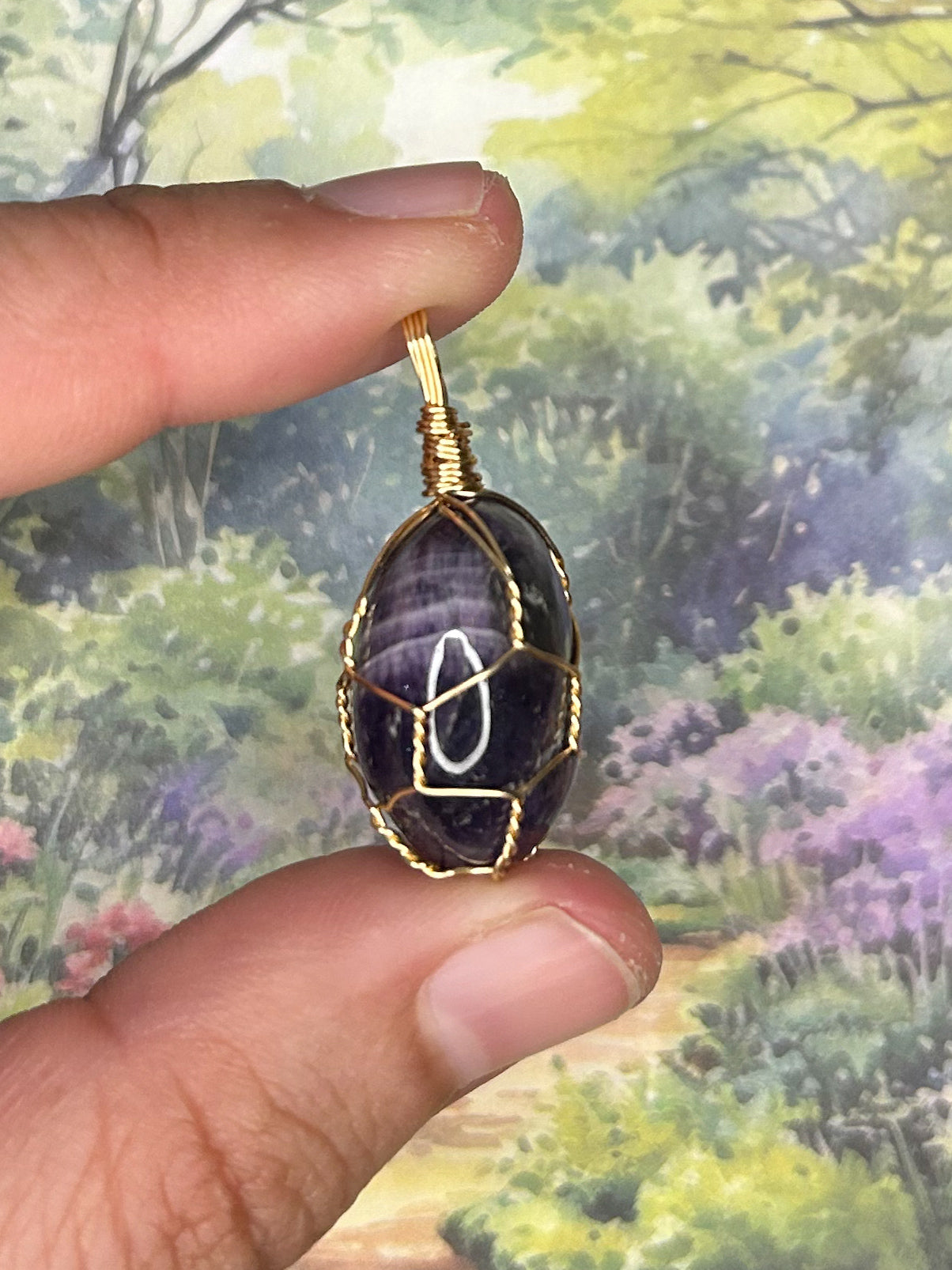 Amethyst Pendant 1AM04