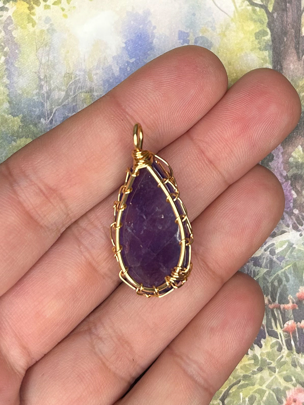 Amethyst Pendant 1AM05