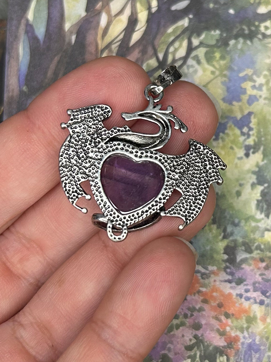 Amethyst Pendant 1AM18