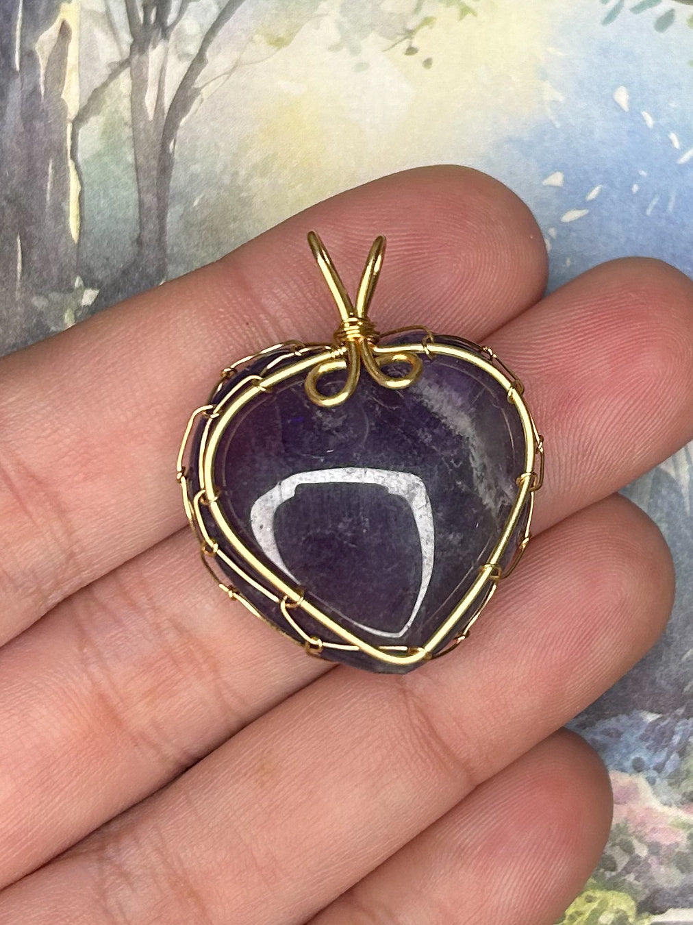 Amethyst Pendant 1AM12