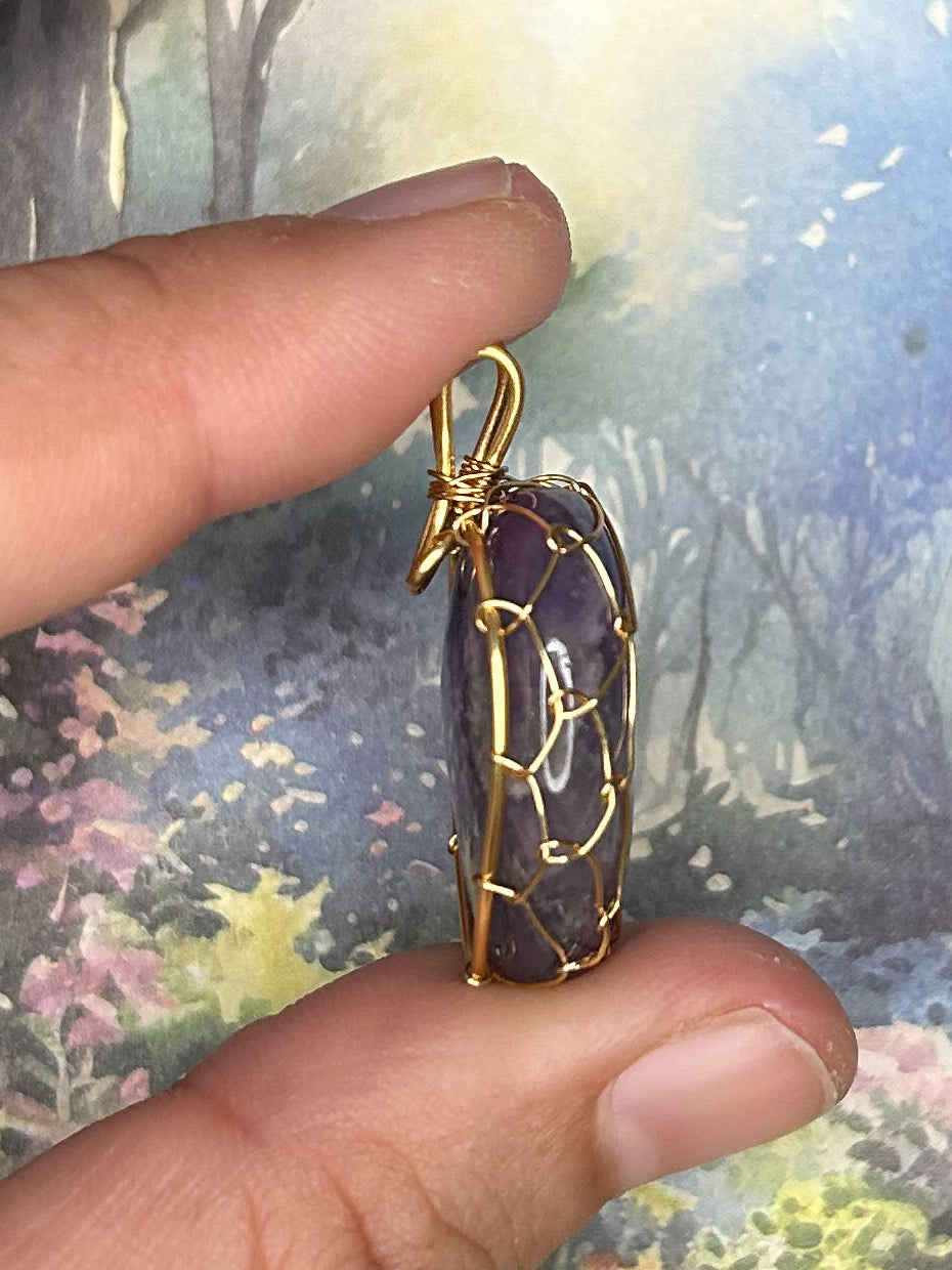Amethyst Pendant 1AM12