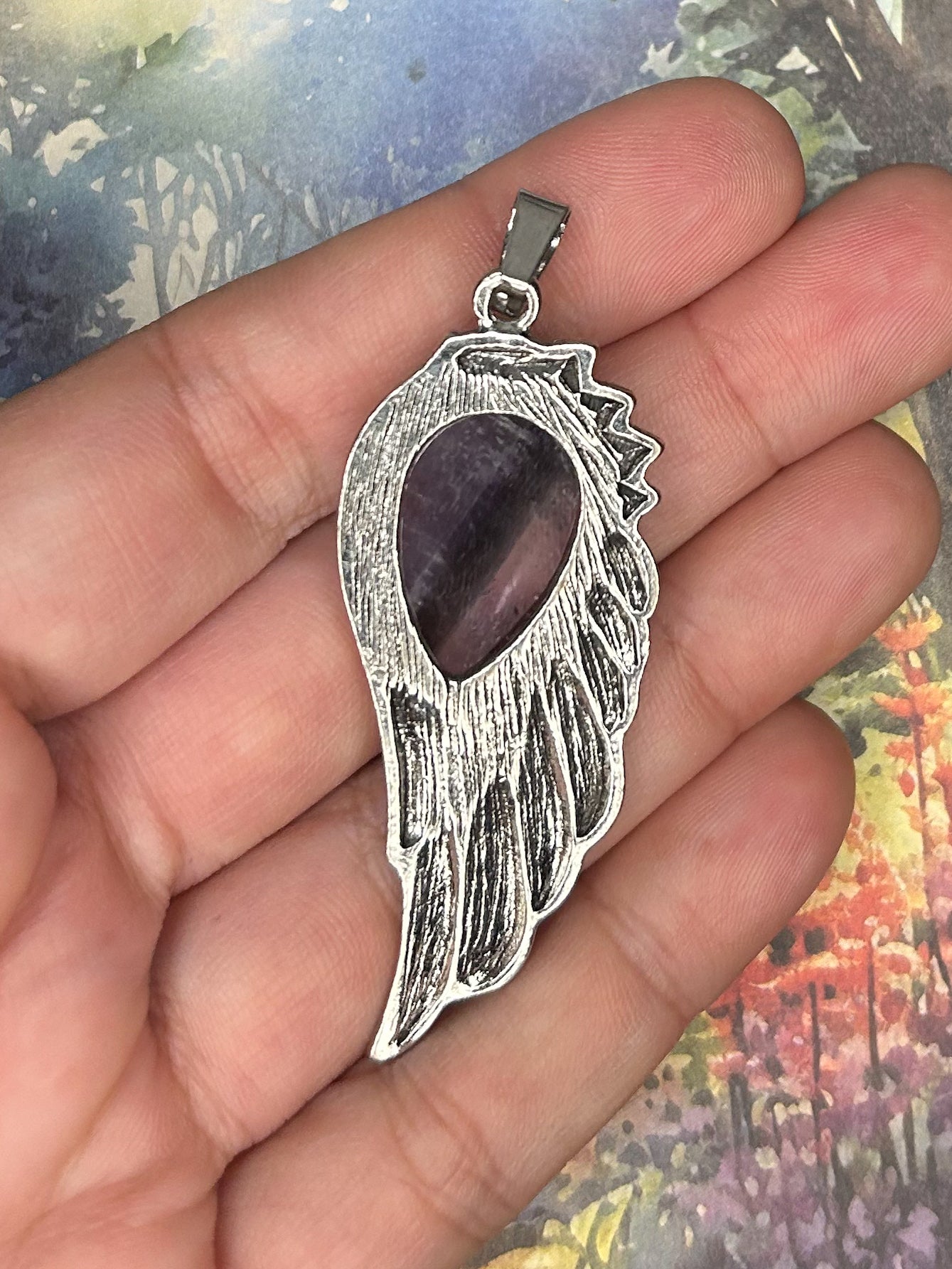 Amethyst Pendant 1AM16