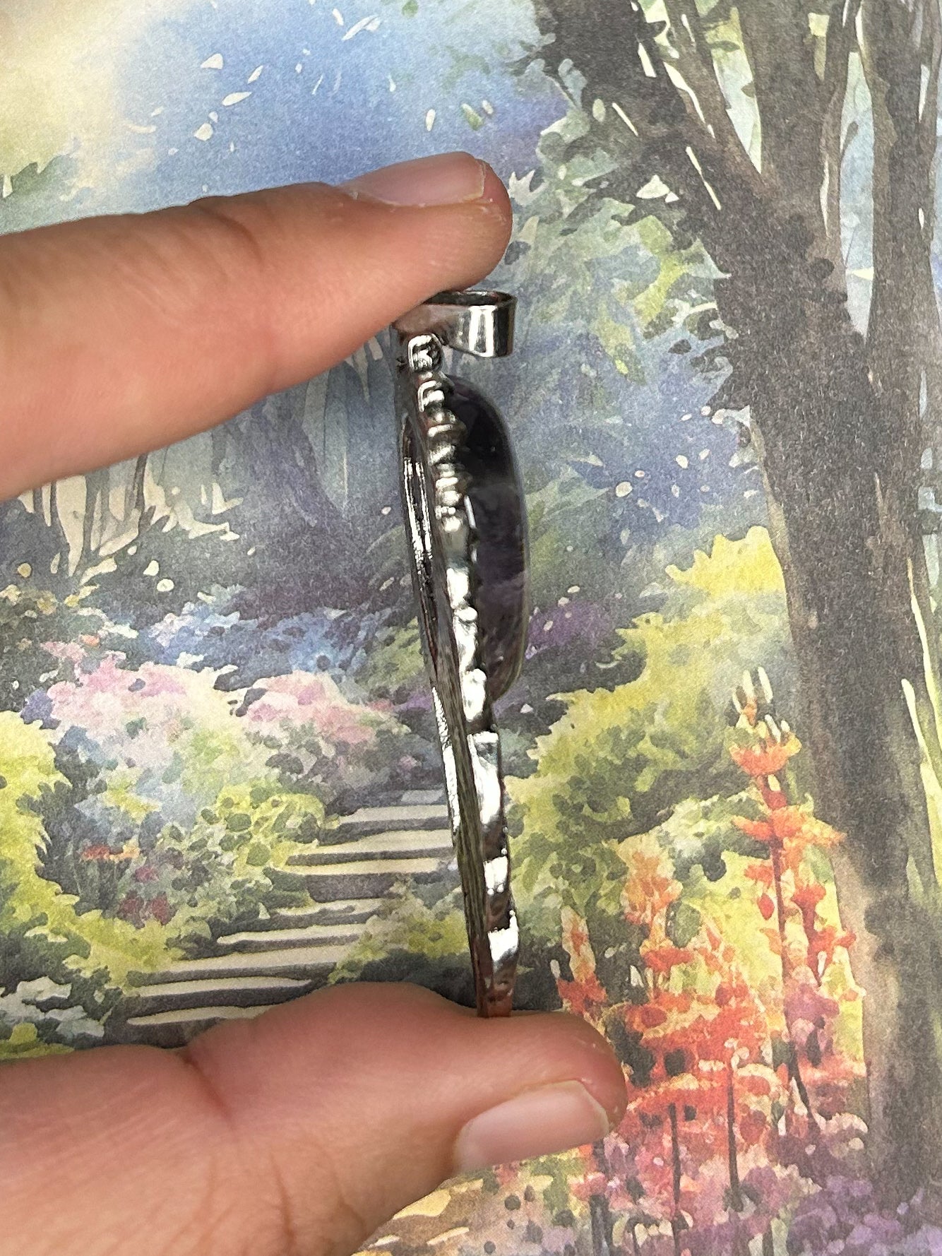 Amethyst Pendant 1AM16