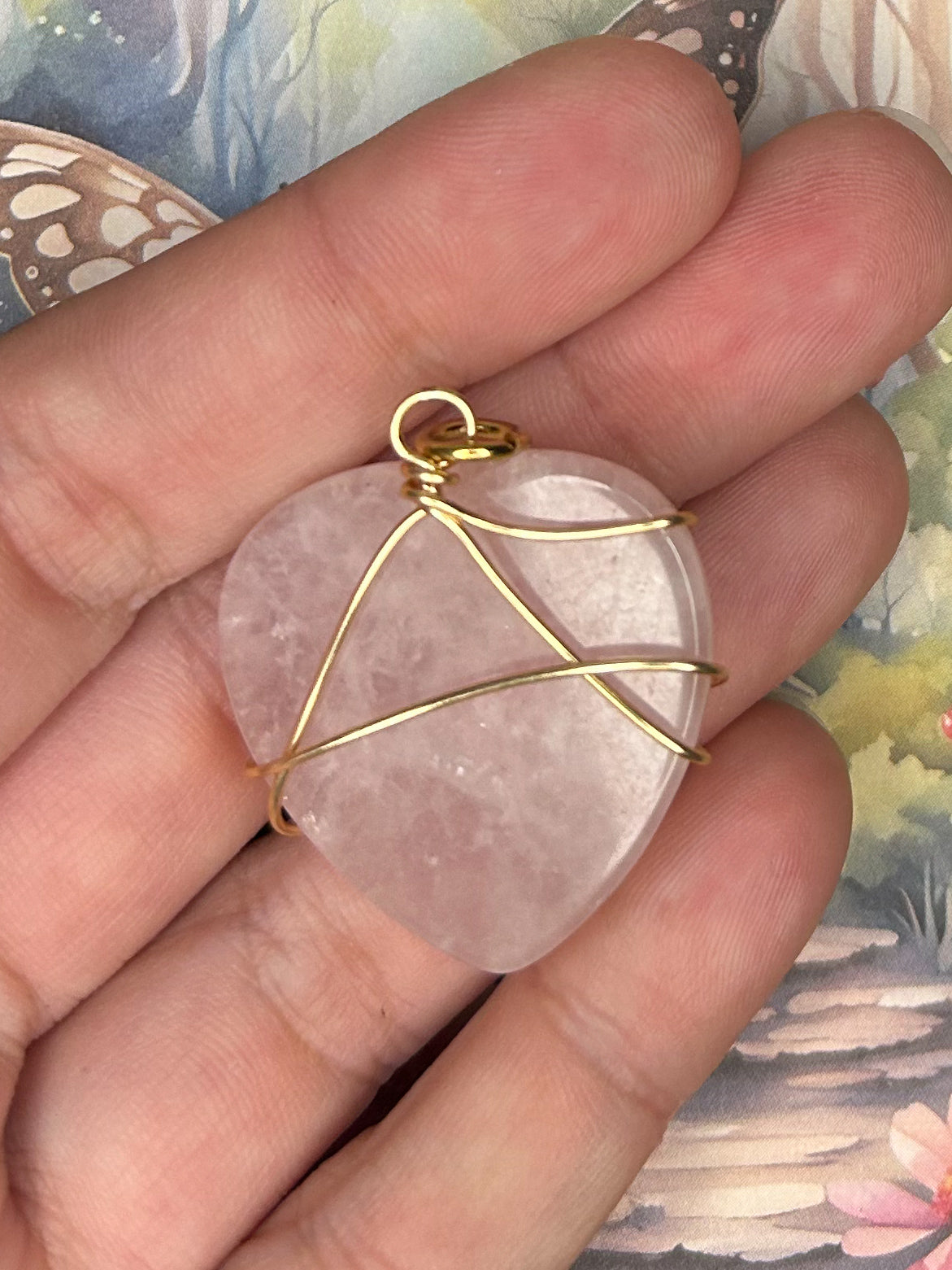 Rose Quartz Pendant 1RQ02