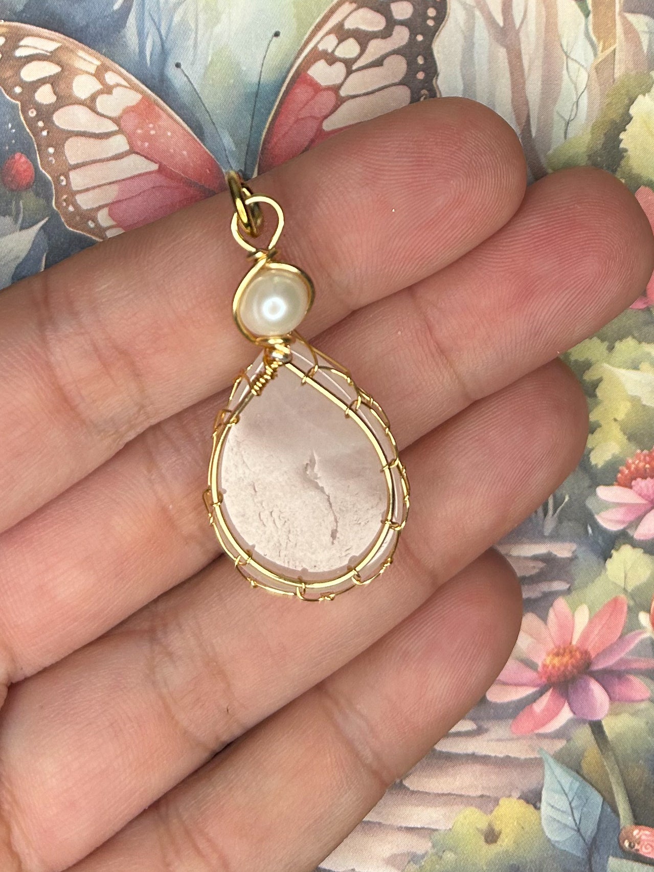Rose Quartz Pendant 1RQ06