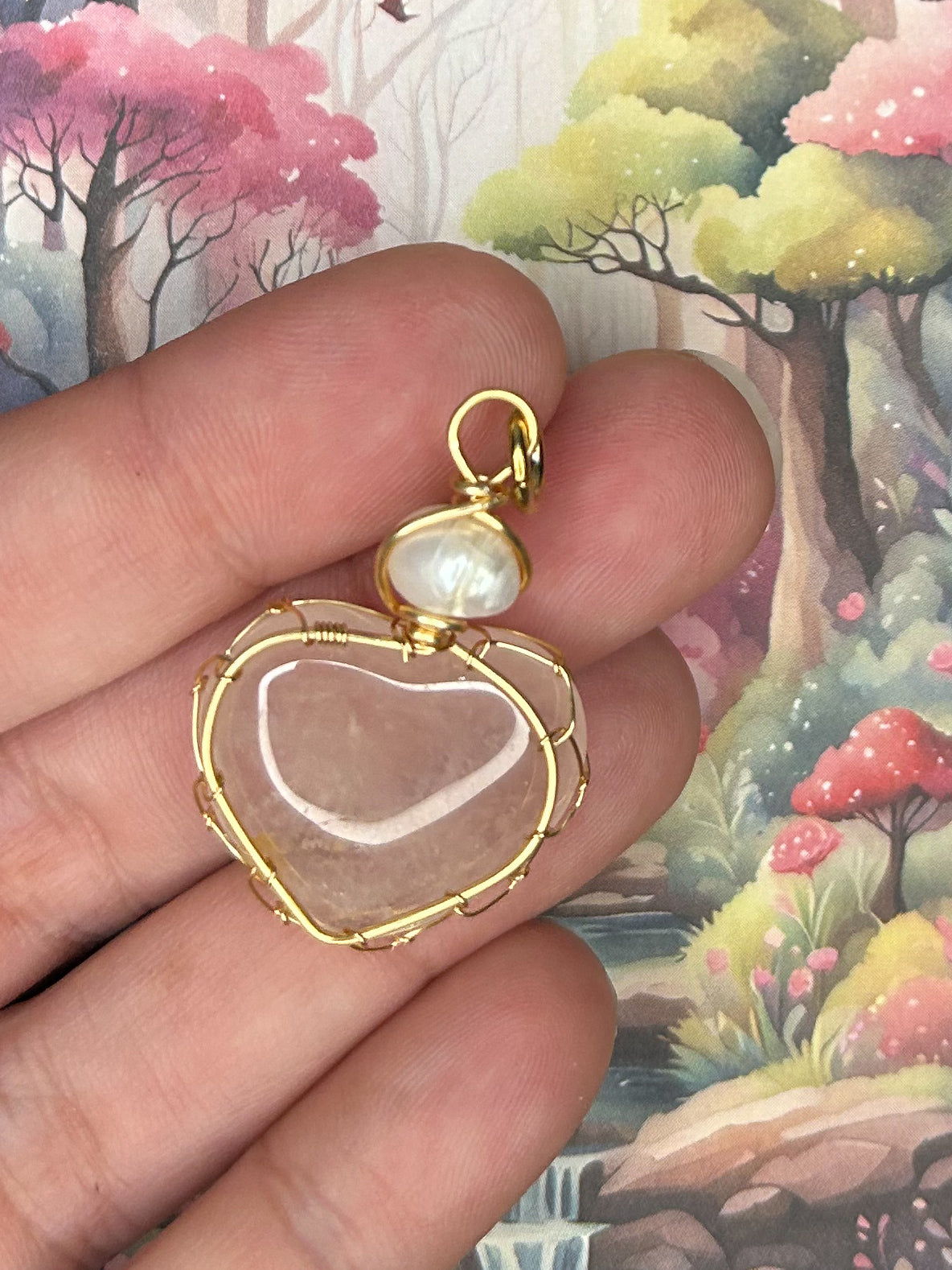 Rose Quartz Pendant 1RQ05