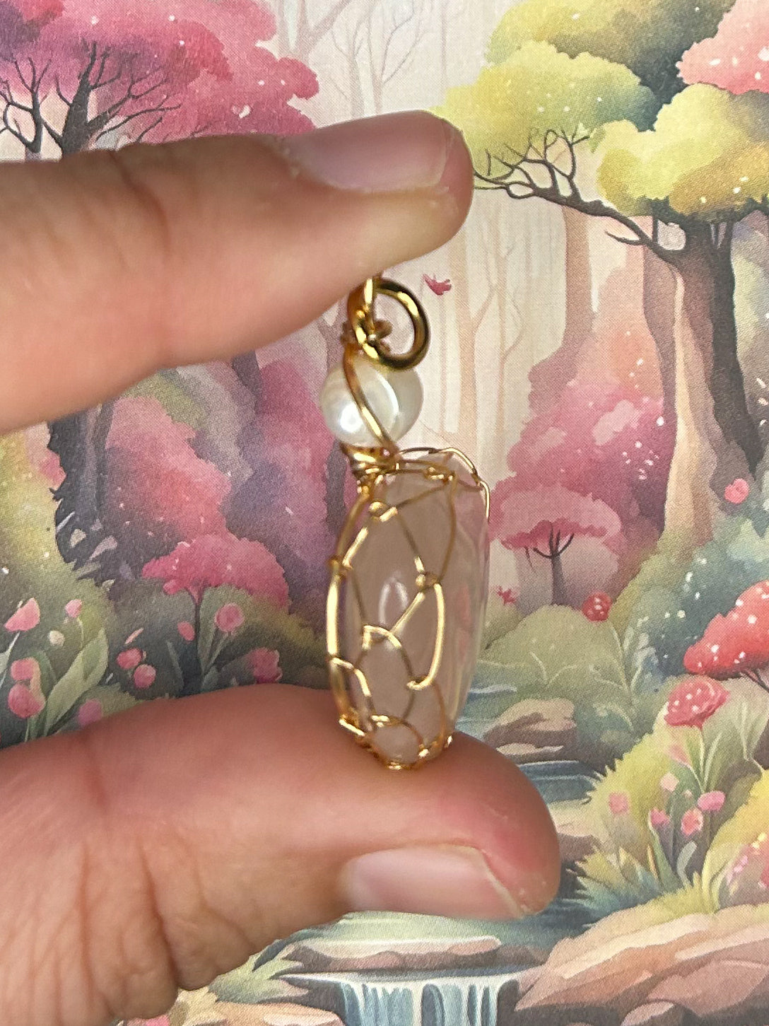 Rose Quartz Pendant 1RQ05