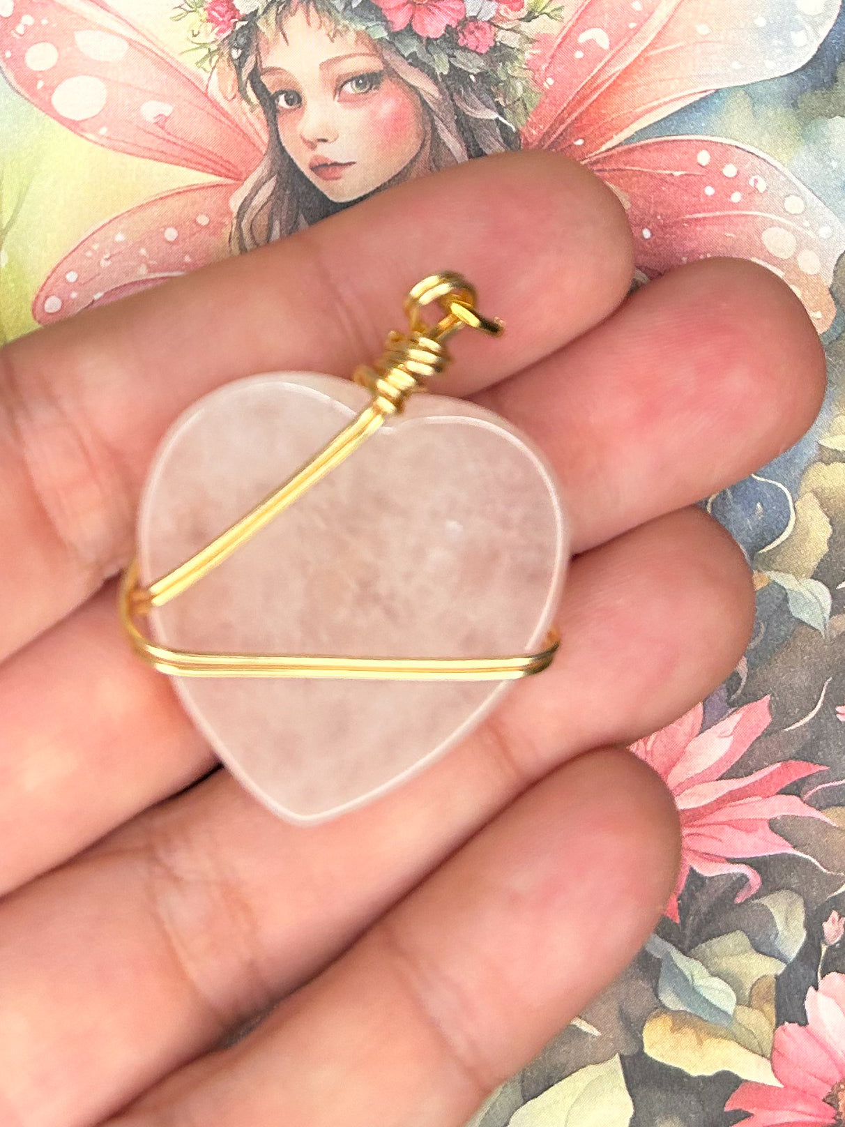 Rose Quartz Pendant 1RQ03