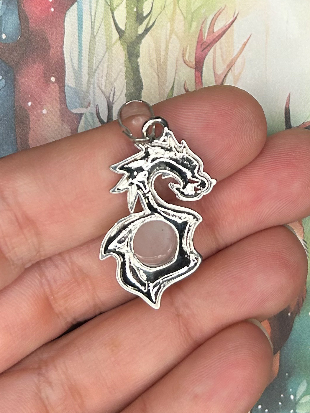 Rose Quartz Pendant 1RQ10