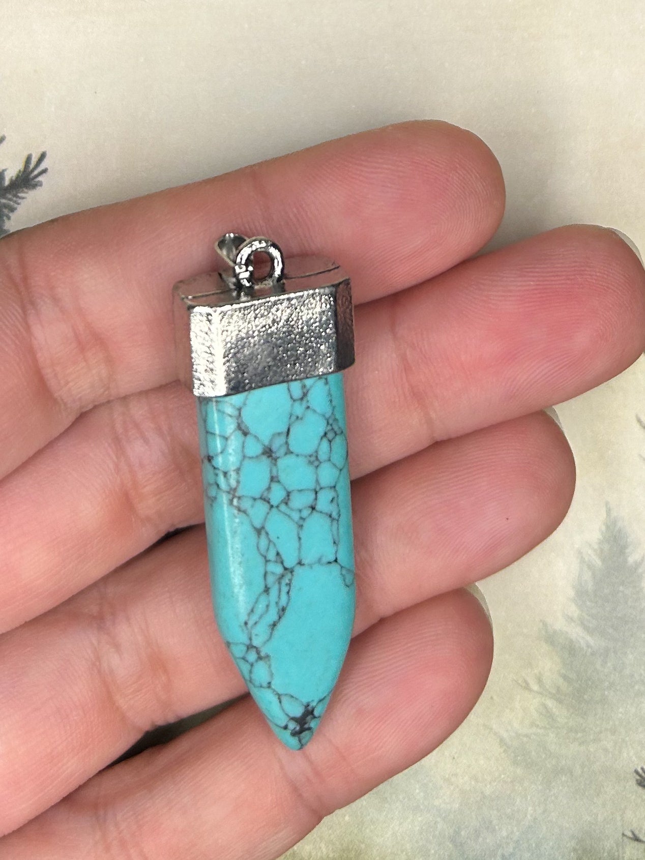 Turquoise Pendant 1TQ09