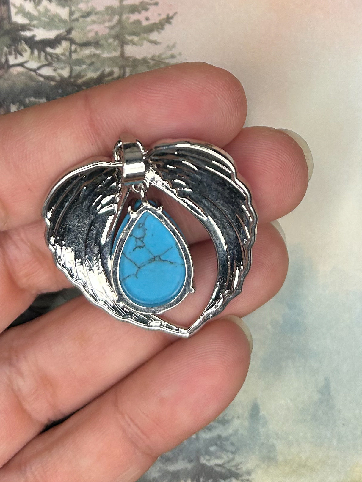 Turquoise Pendant 1TQ08