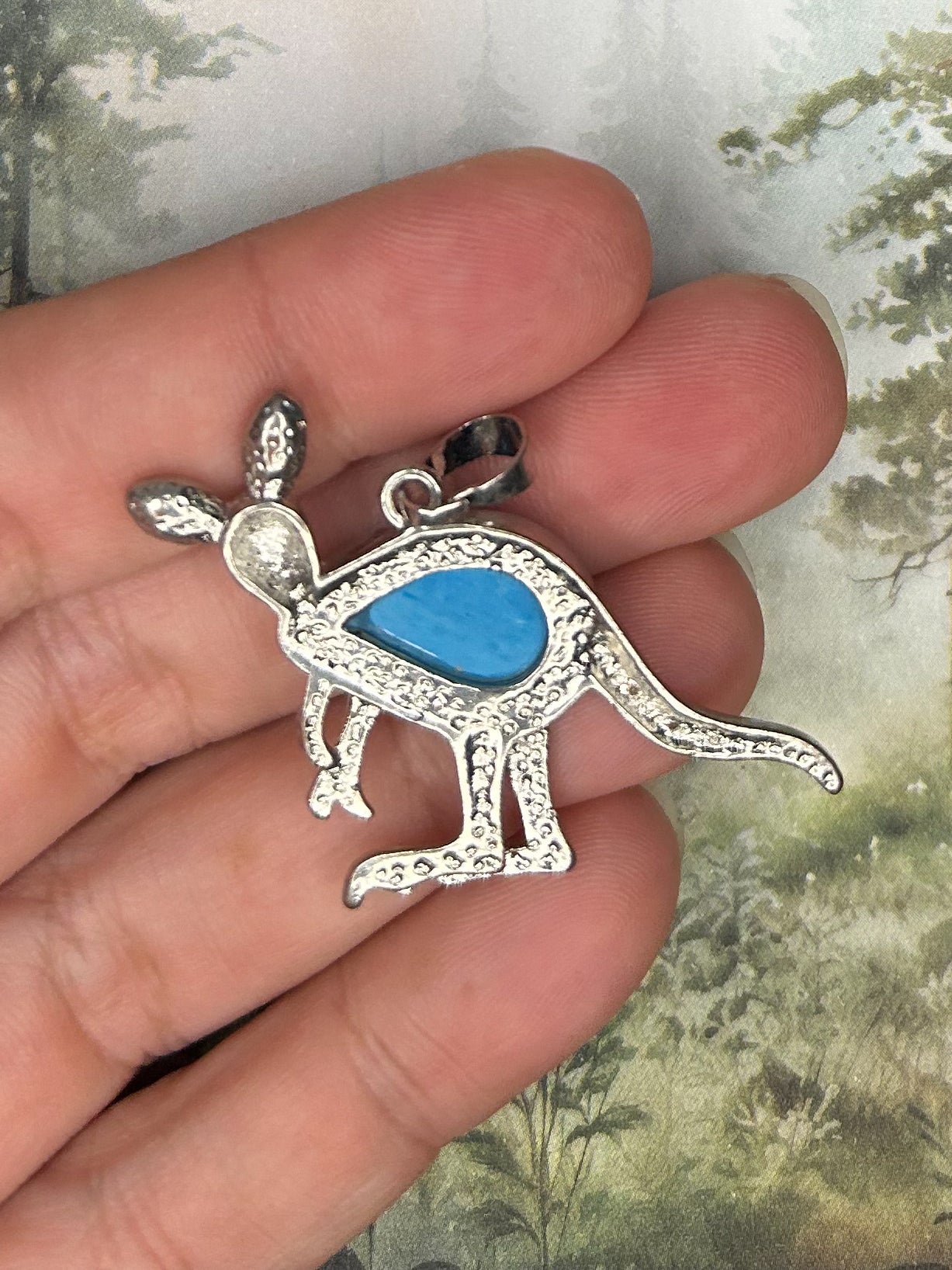 Turquoise Pendant 1TQ03