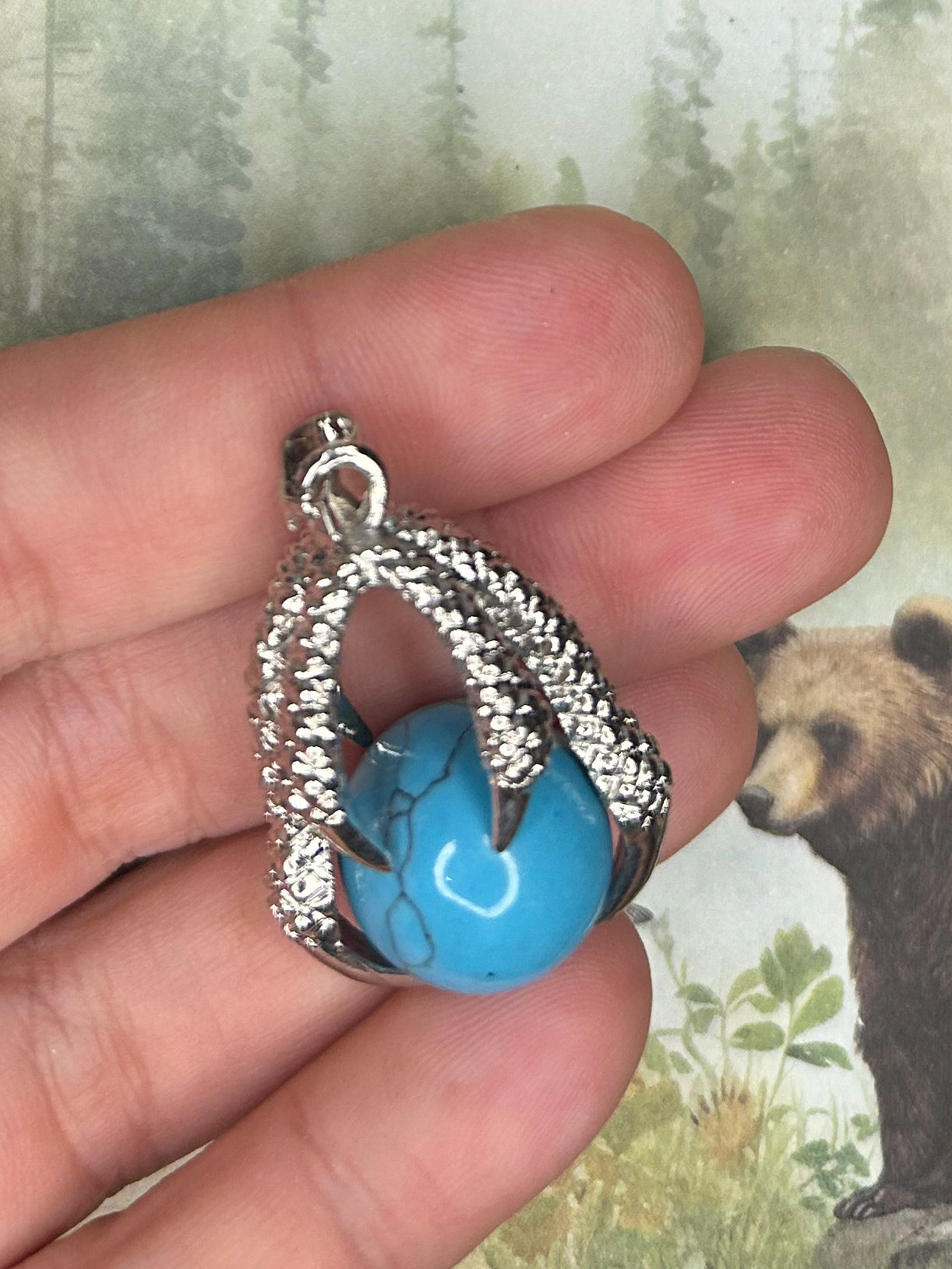 Turquoise Pendant 1TQ06