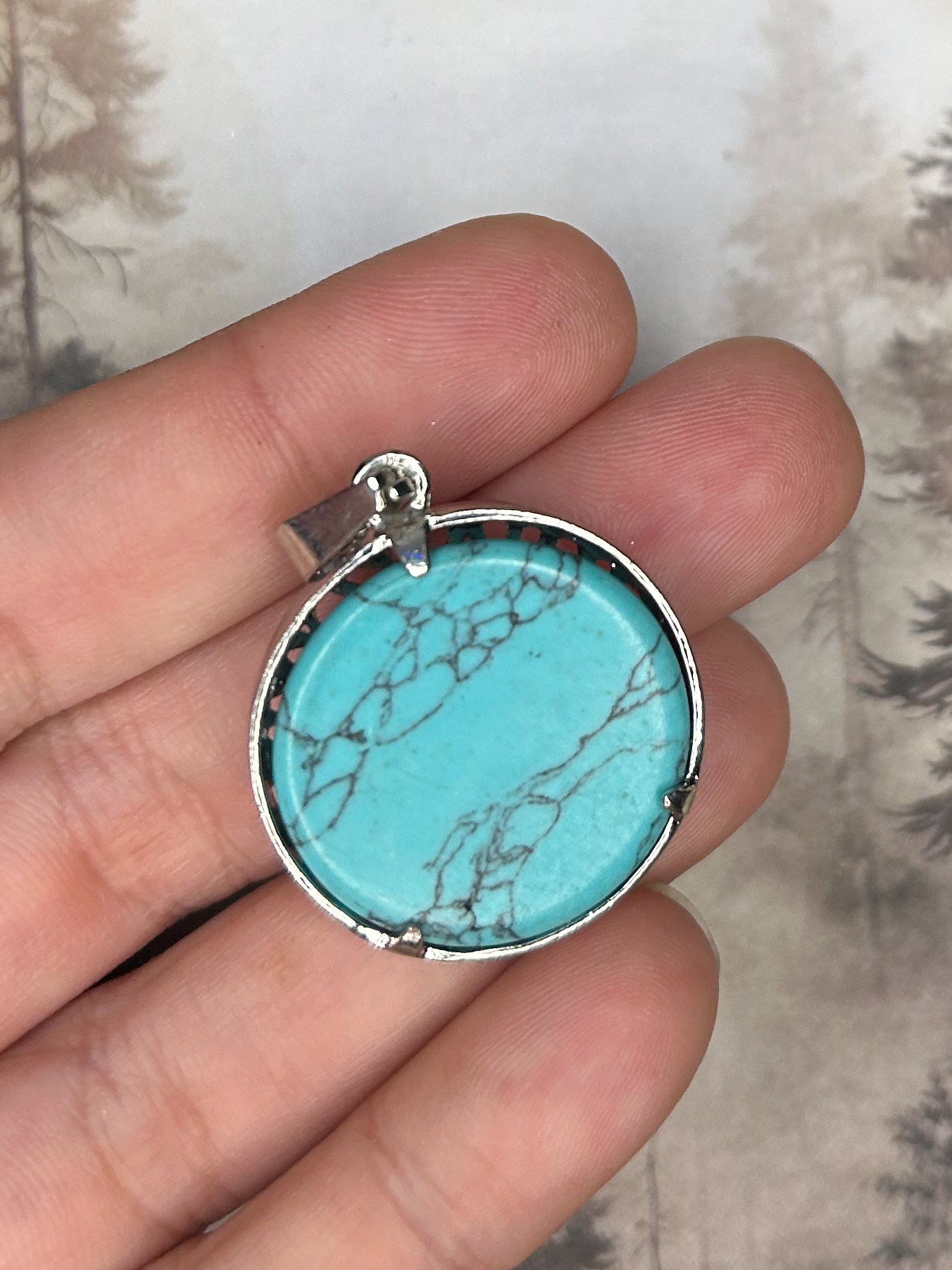 Turquoise Pendant 1TQ04