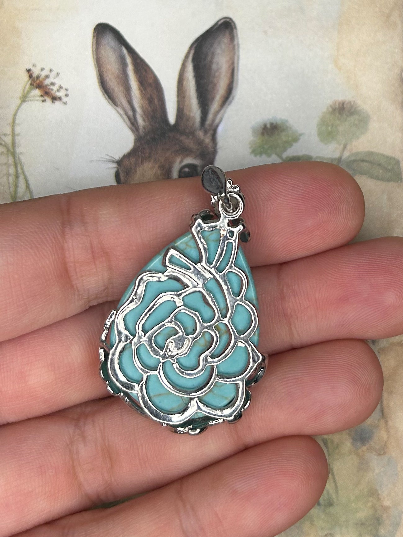 Turquoise Pendant 1TQ01