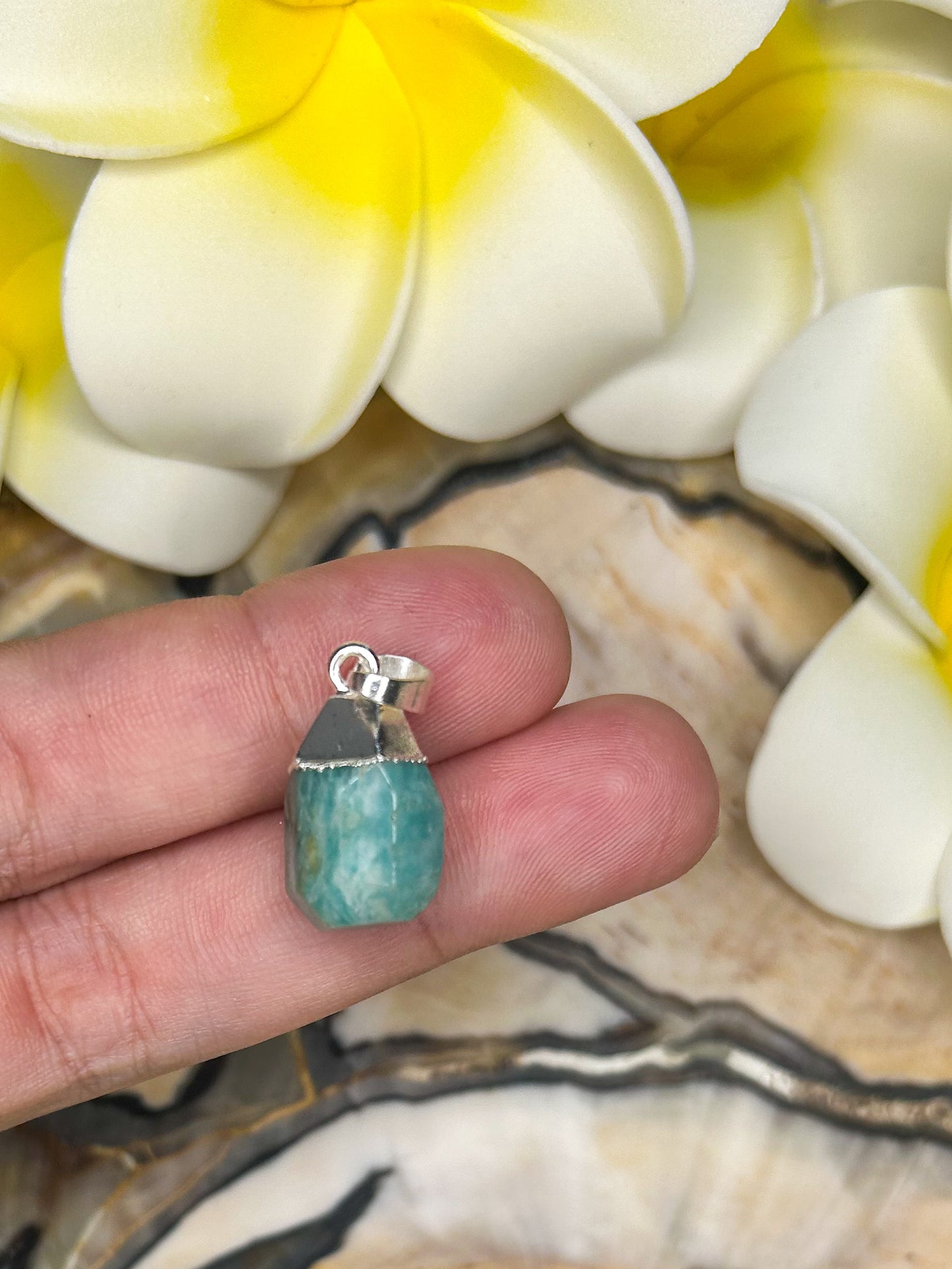 Amazonite Pendant AZ19