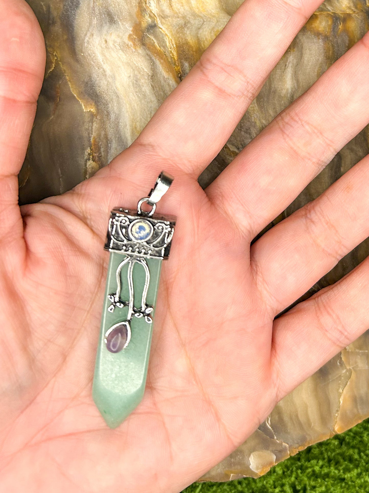 Aventurine Pendant AV08